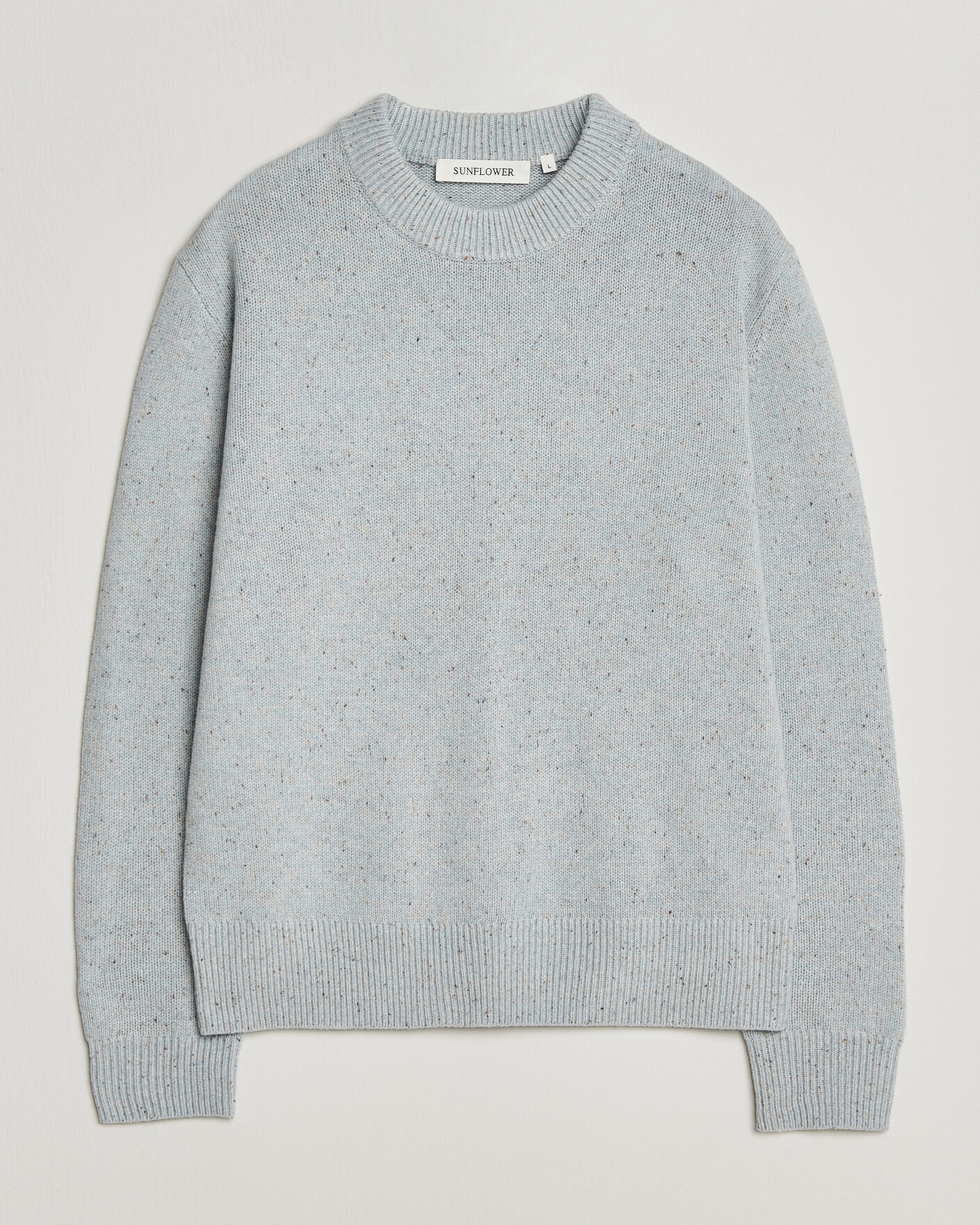 Hombres | Jerséis y prendas de punto | Sunflower | Moon Donegal Sweater Light Blue