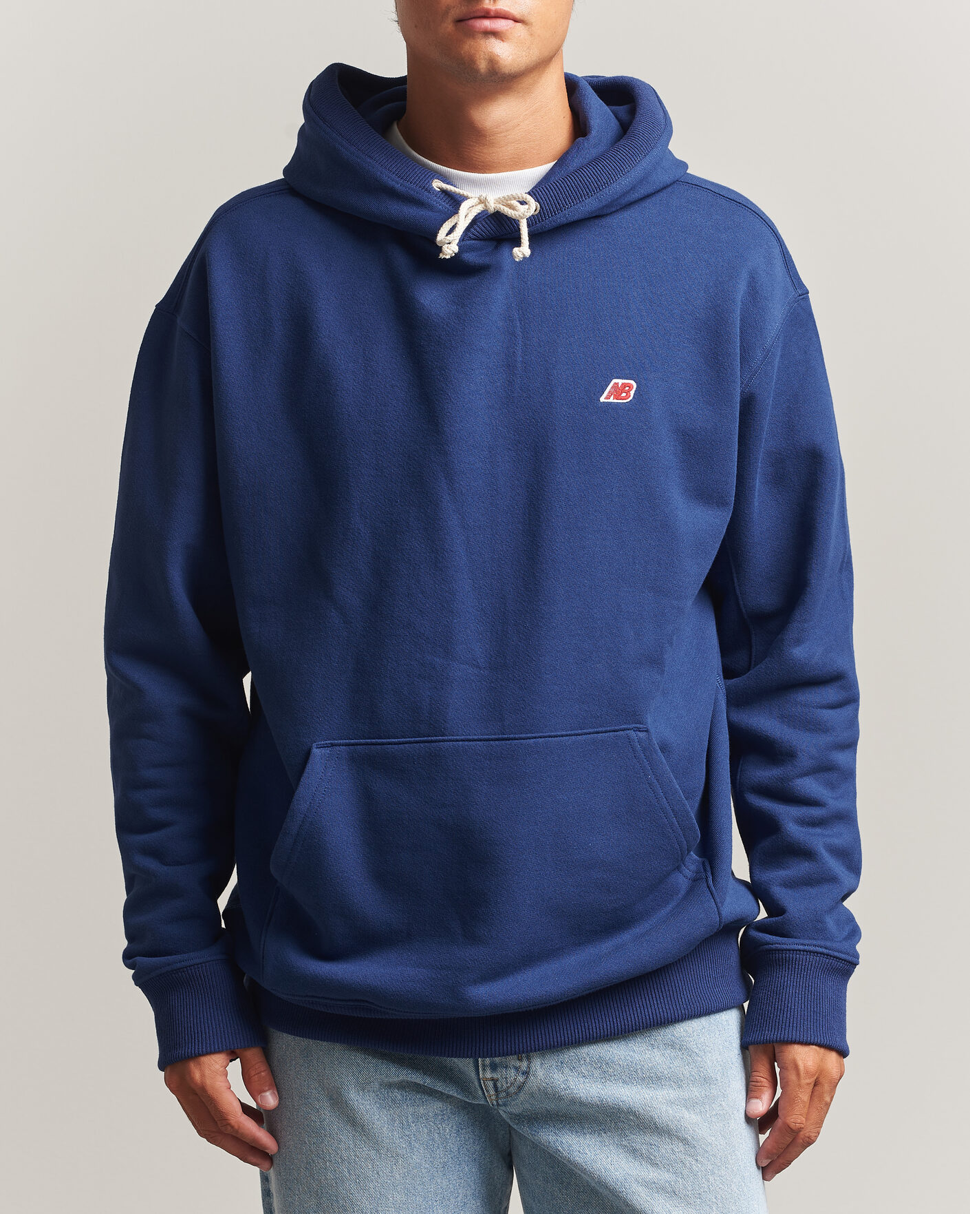 Hombres | Jerséis y prendas de punto | New Balance Made In US & UK | New Balance Made in Made In USA Core Hoodie Blue Oyster