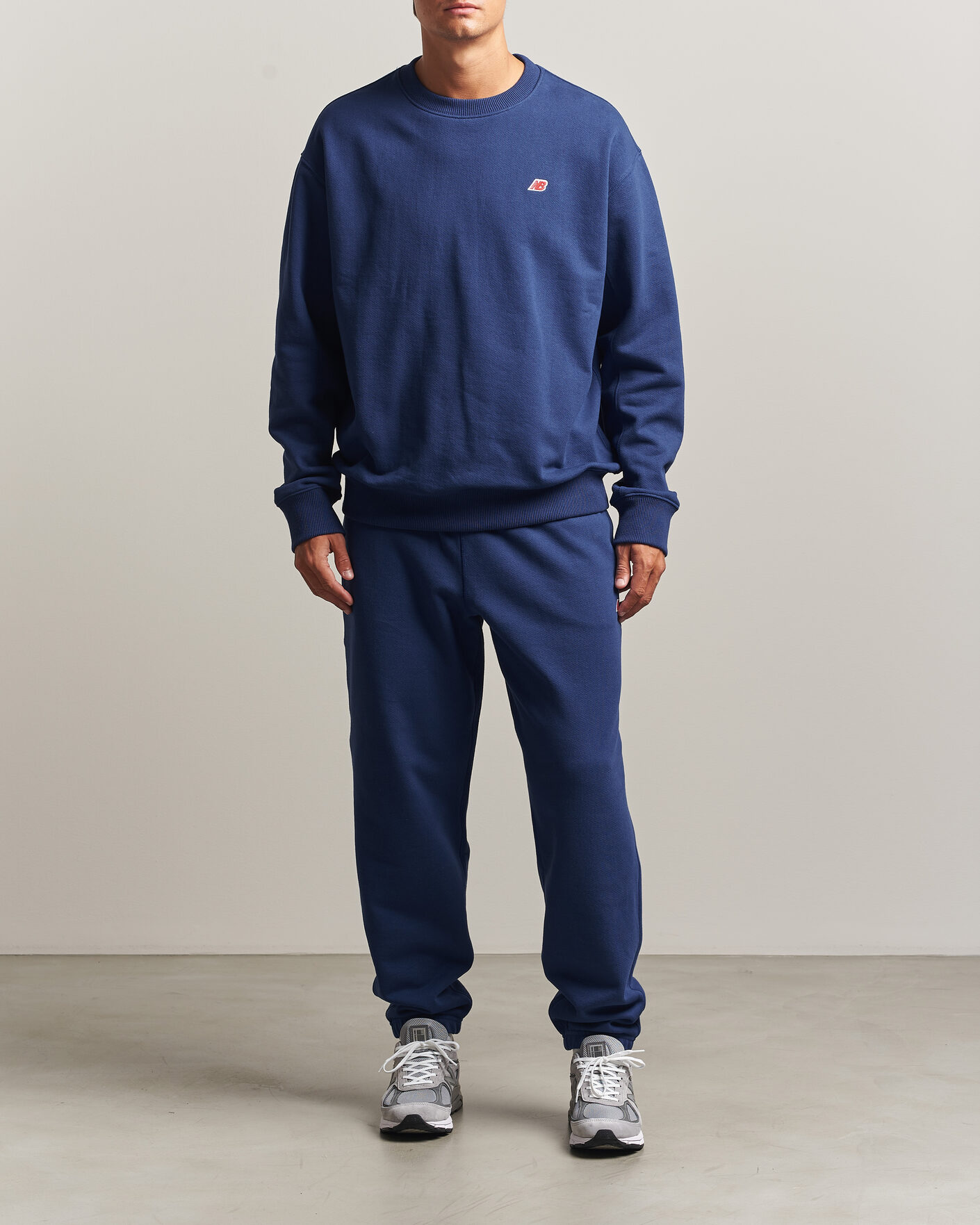 Hombres | Pantalones | New Balance Made In US & UK | New Balance Made in Made In USA Core Sweatpants Blue Oyster