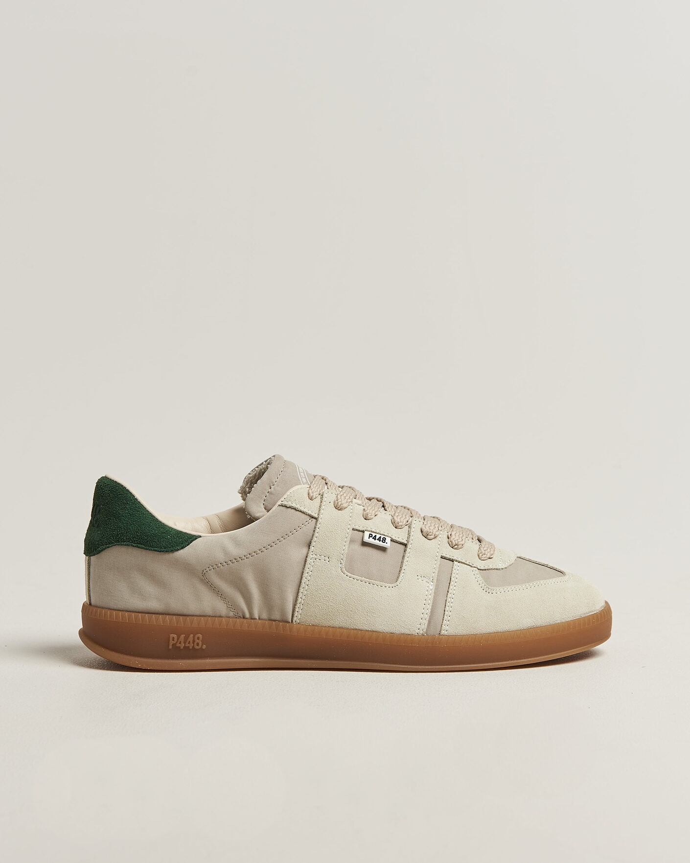 Hombres | Zapatillas | P448 | Monza Suede Sneaker Beige/White
