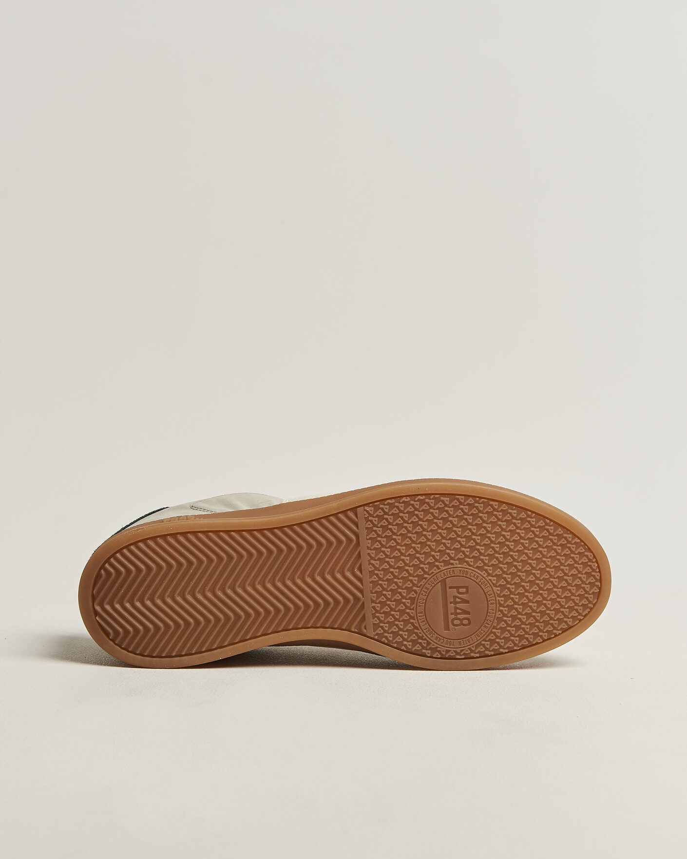 Hombres | Zapatillas | P448 | Monza Suede Sneaker Beige/White