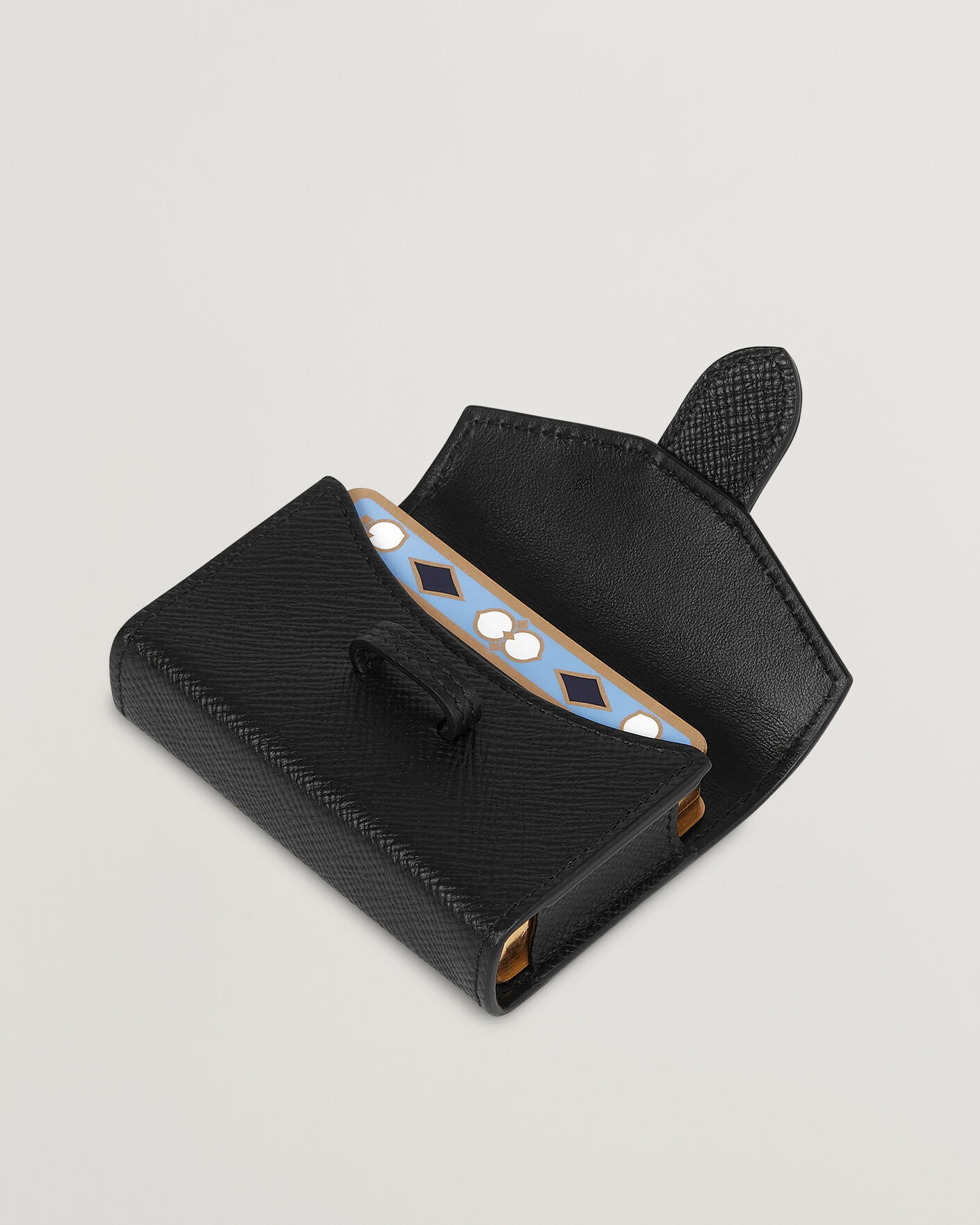 Hombres | Hogar | Smythson | Playing Cardcase Black