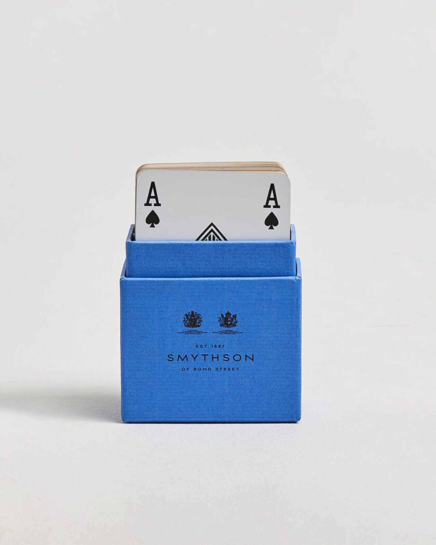 Hombres | Hogar | Smythson | Playing Card Nile Blue