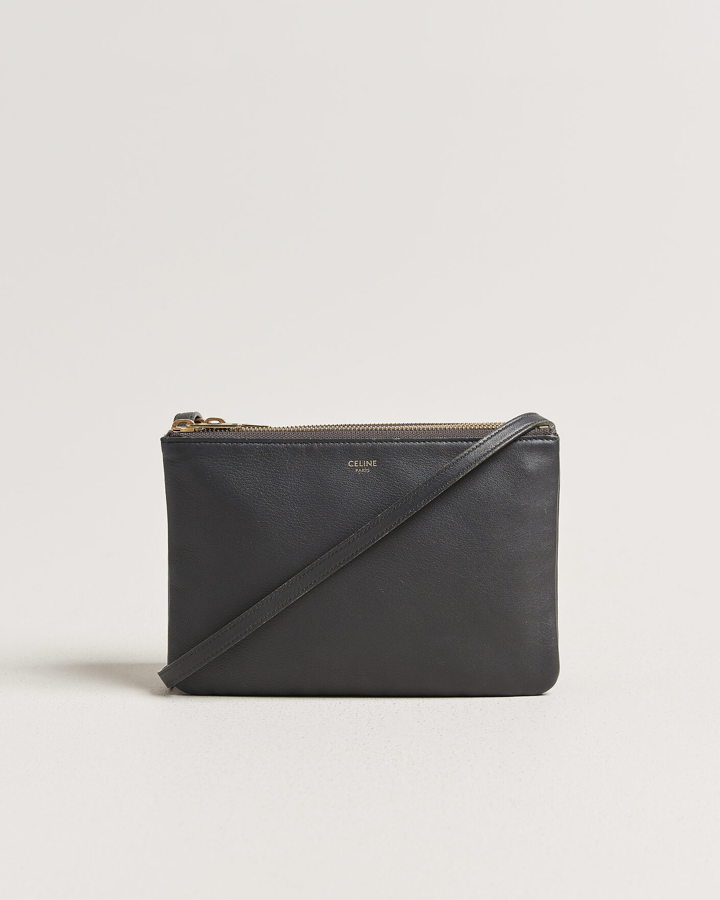 Hombres | Pre-Owned & Vintage Bags | Celine Pre-Owned | Trio Bag Small Grey