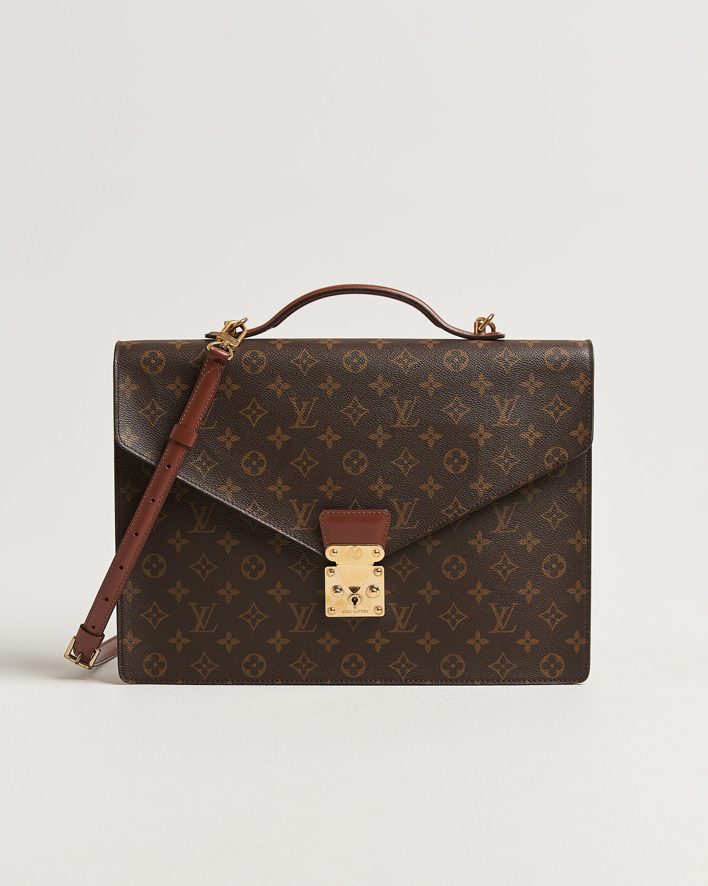Hombres | Pre-Owned & Vintage Bags | Louis Vuitton Pre-Owned | Porte Document Bandouliére Monogram