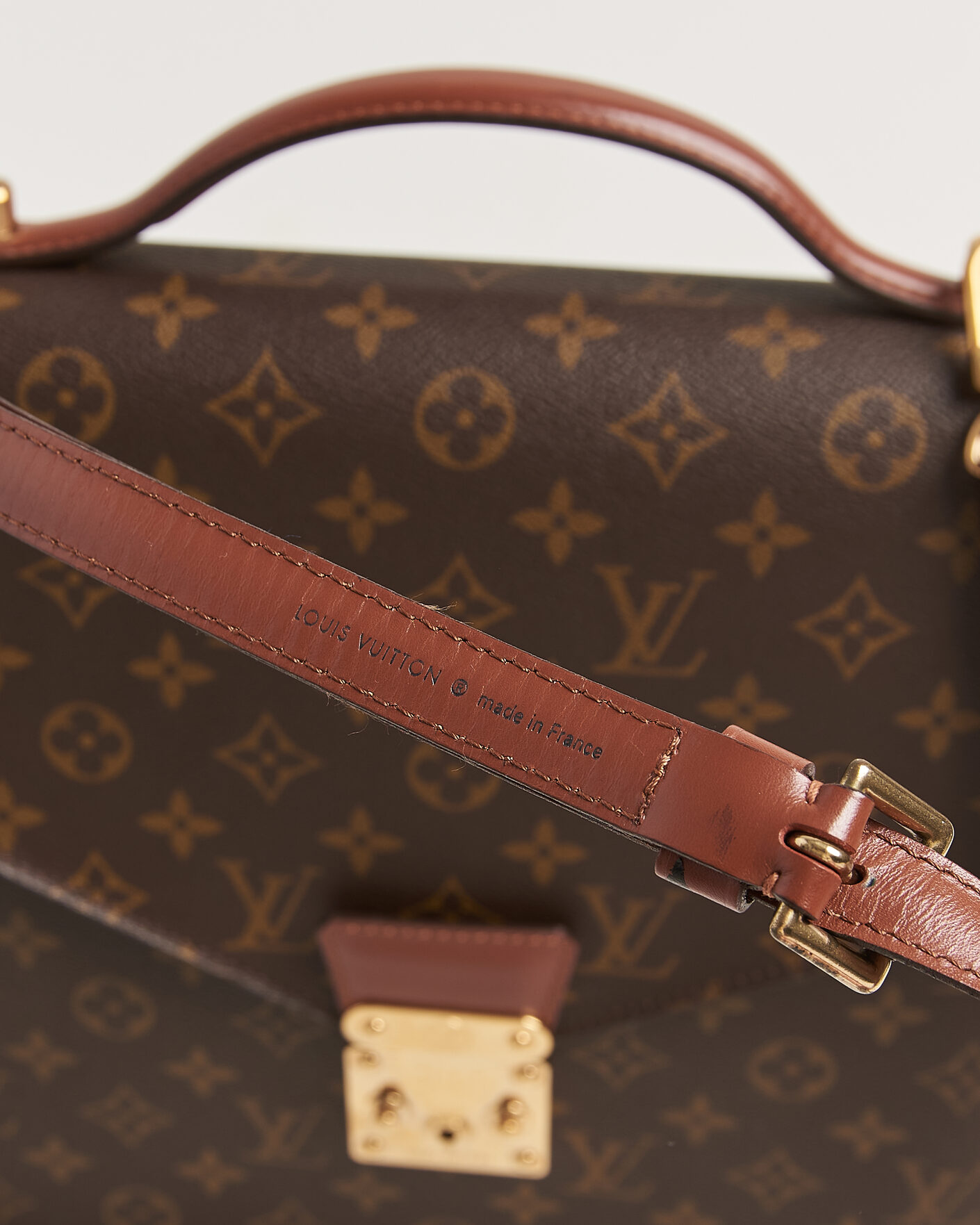 Hombres | Pre-Owned & Vintage Bags | Louis Vuitton Pre-Owned | Porte Document Bandouliére Monogram