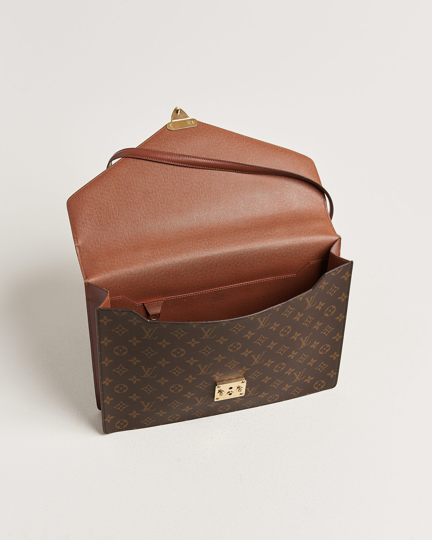 Hombres | Pre-Owned & Vintage Bags | Louis Vuitton Pre-Owned | Porte Document Bandouliére Monogram