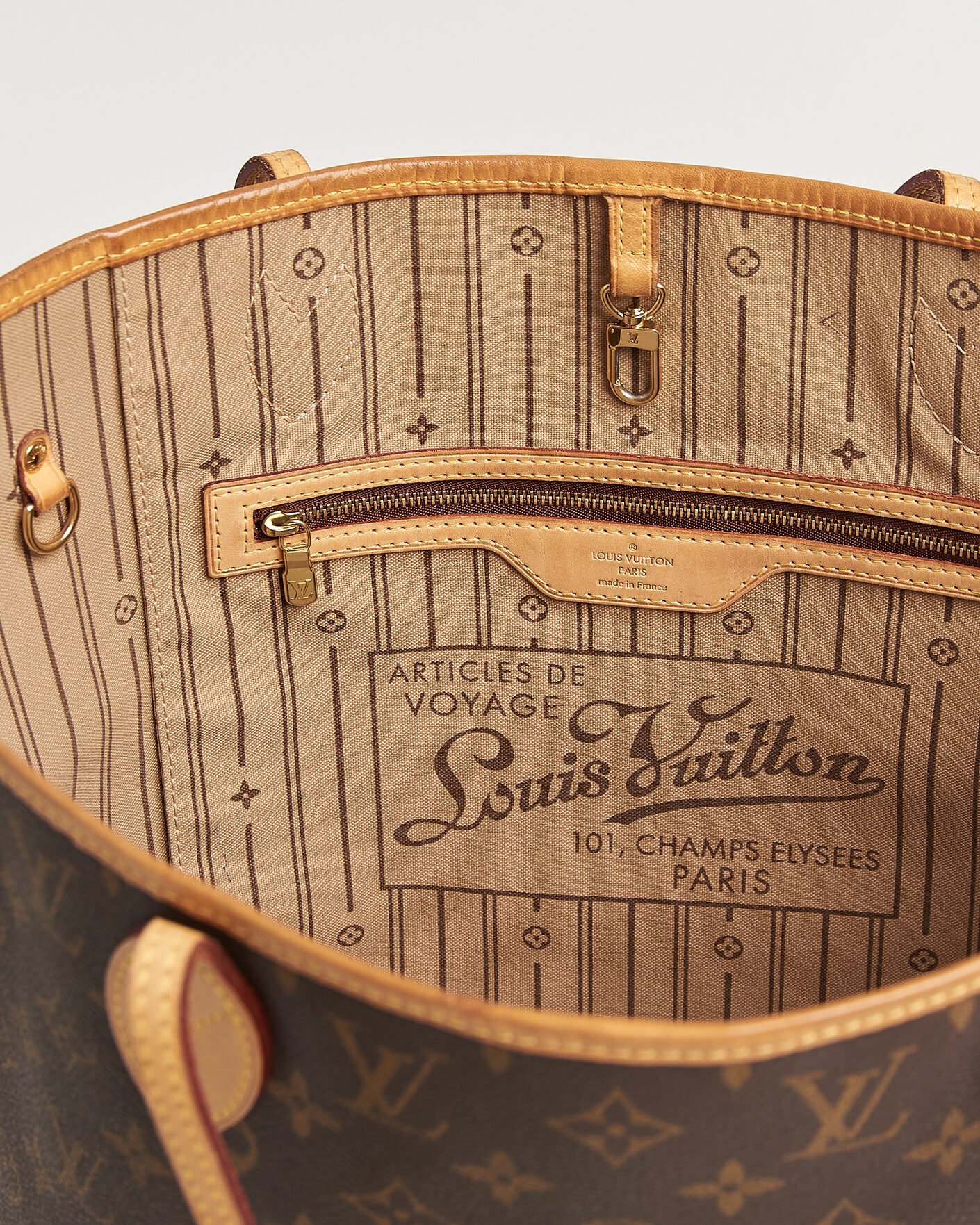 Hombres | Pre-Owned & Vintage Bags | Louis Vuitton Pre-Owned | Neverfull MM Monogram