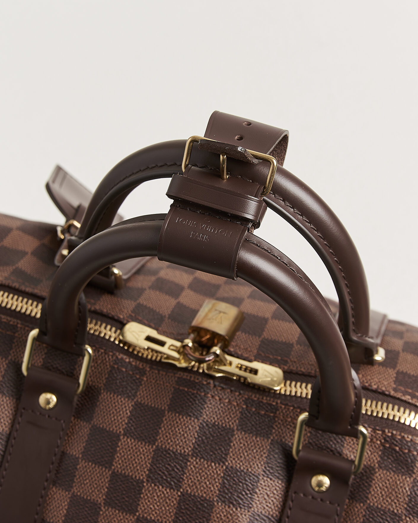 Hombres | Pre-Owned & Vintage Bags | Louis Vuitton Pre-Owned | Keepall 50 Damier Ebene