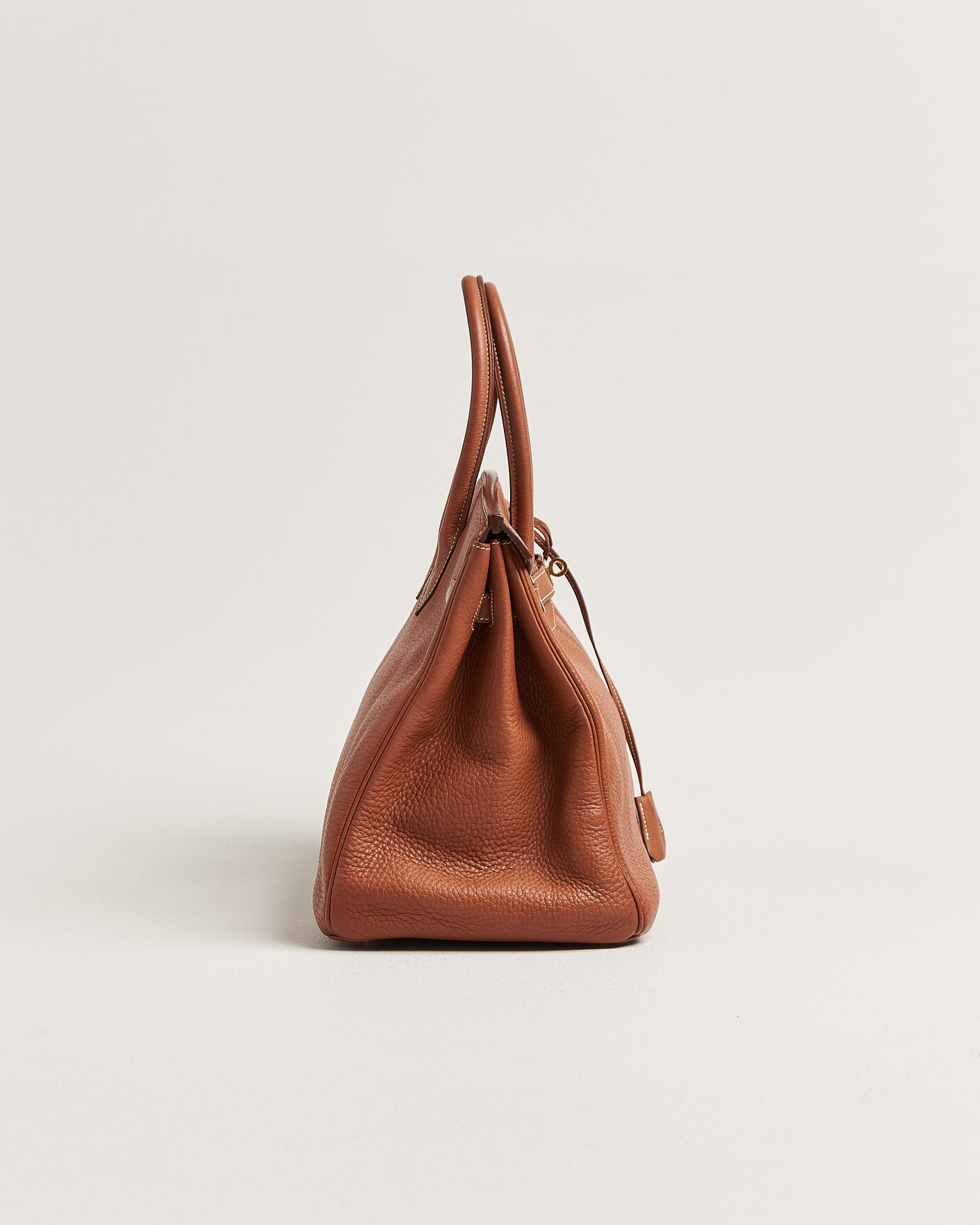 Hombres | Pre-Owned & Vintage Bags | Hermès Pre-Owned | Birkin 35 Togo Leather Cognac Brown