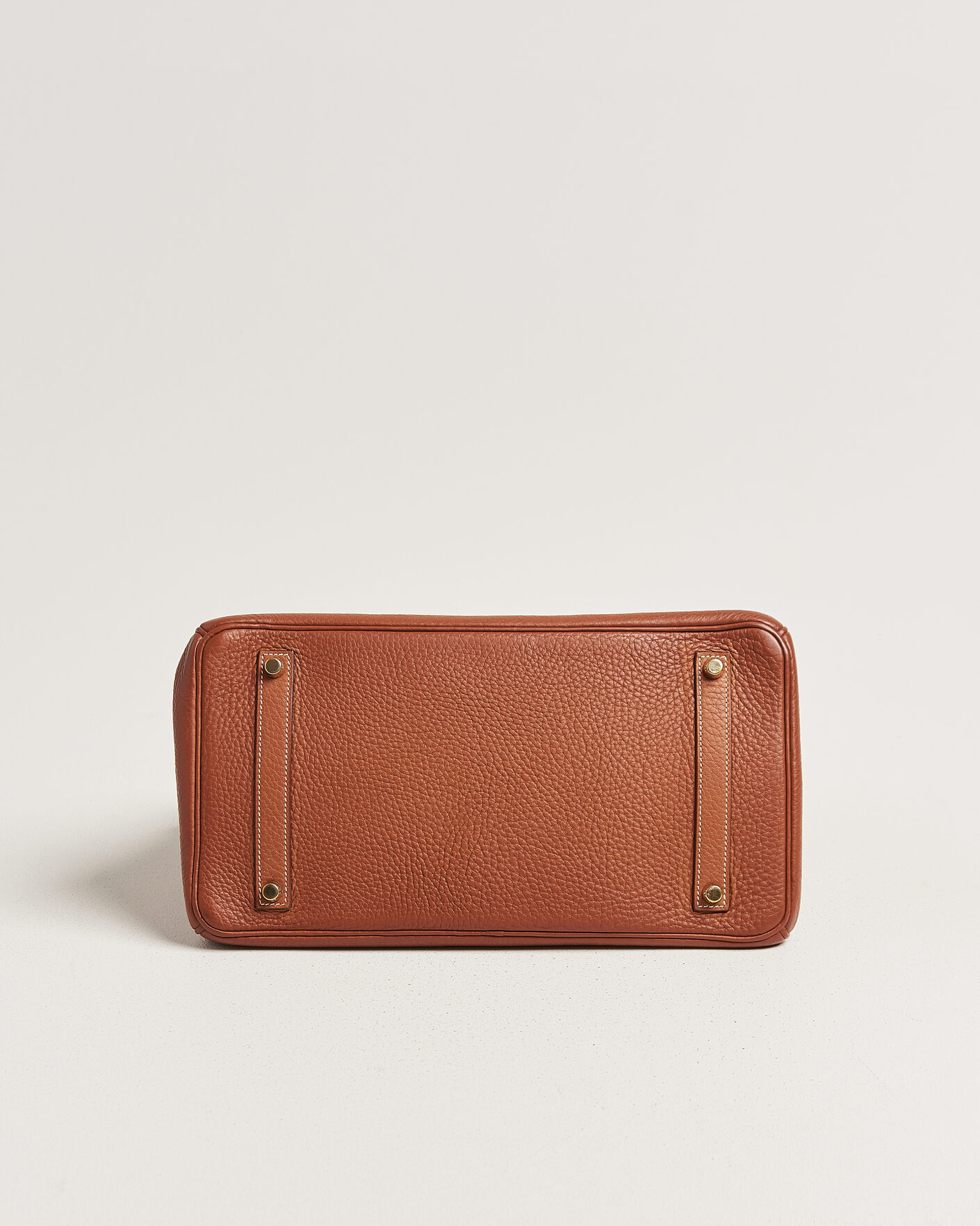 Hombres | Pre-Owned & Vintage Bags | Hermès Pre-Owned | Birkin 35 Togo Leather Cognac Brown