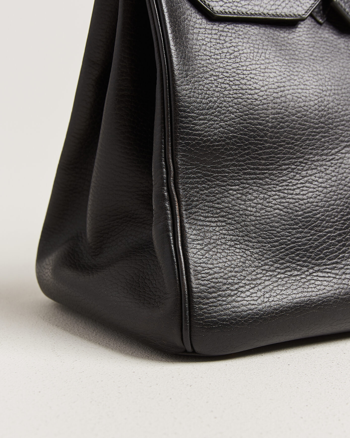 Hombres | Pre-Owned & Vintage Bags | Hermès Pre-Owned | Birkin 35 Retourné Ardennes Leather Black
