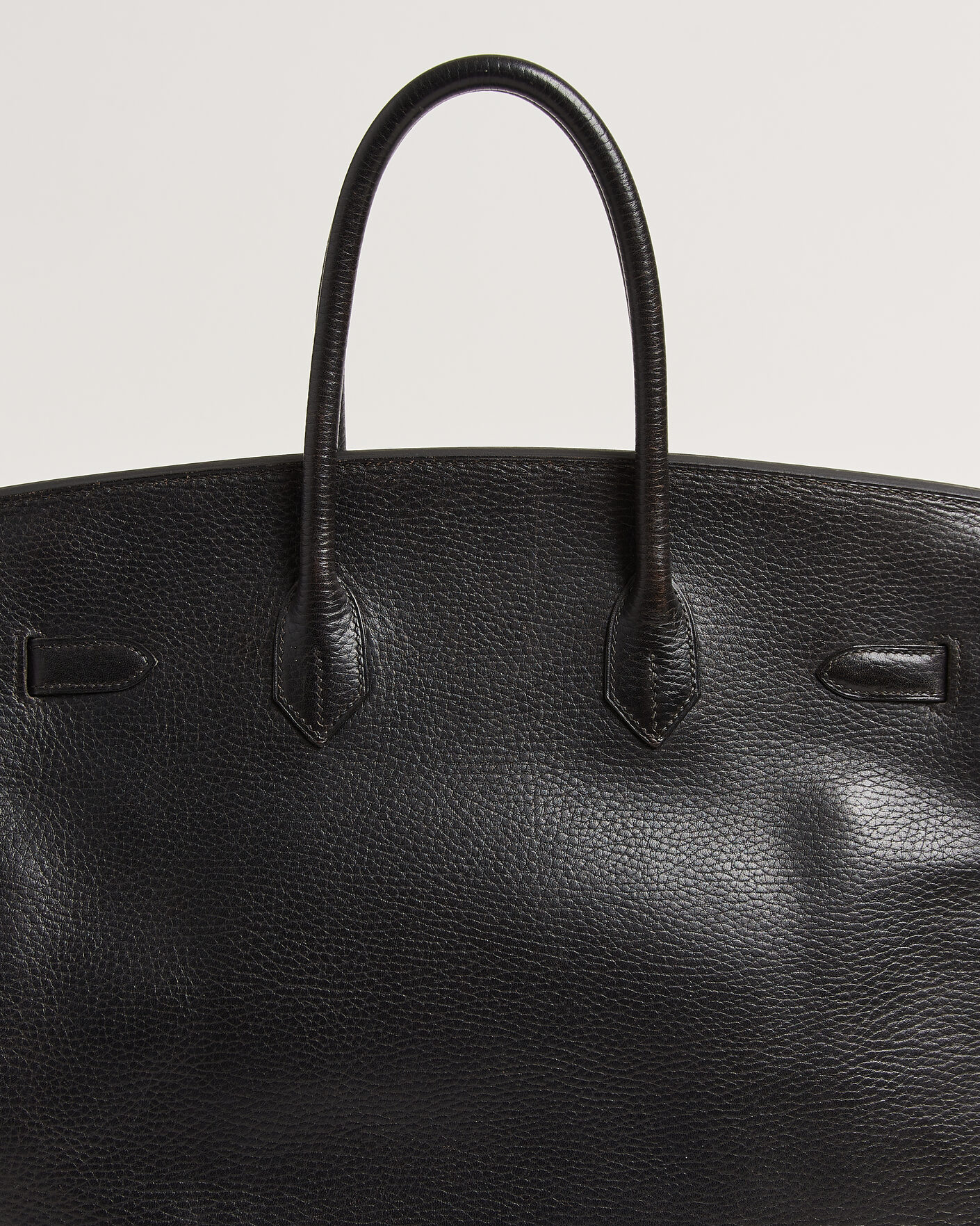 Hombres | Pre-Owned & Vintage Bags | Hermès Pre-Owned | Birkin 35 Retourné Ardennes Leather Black