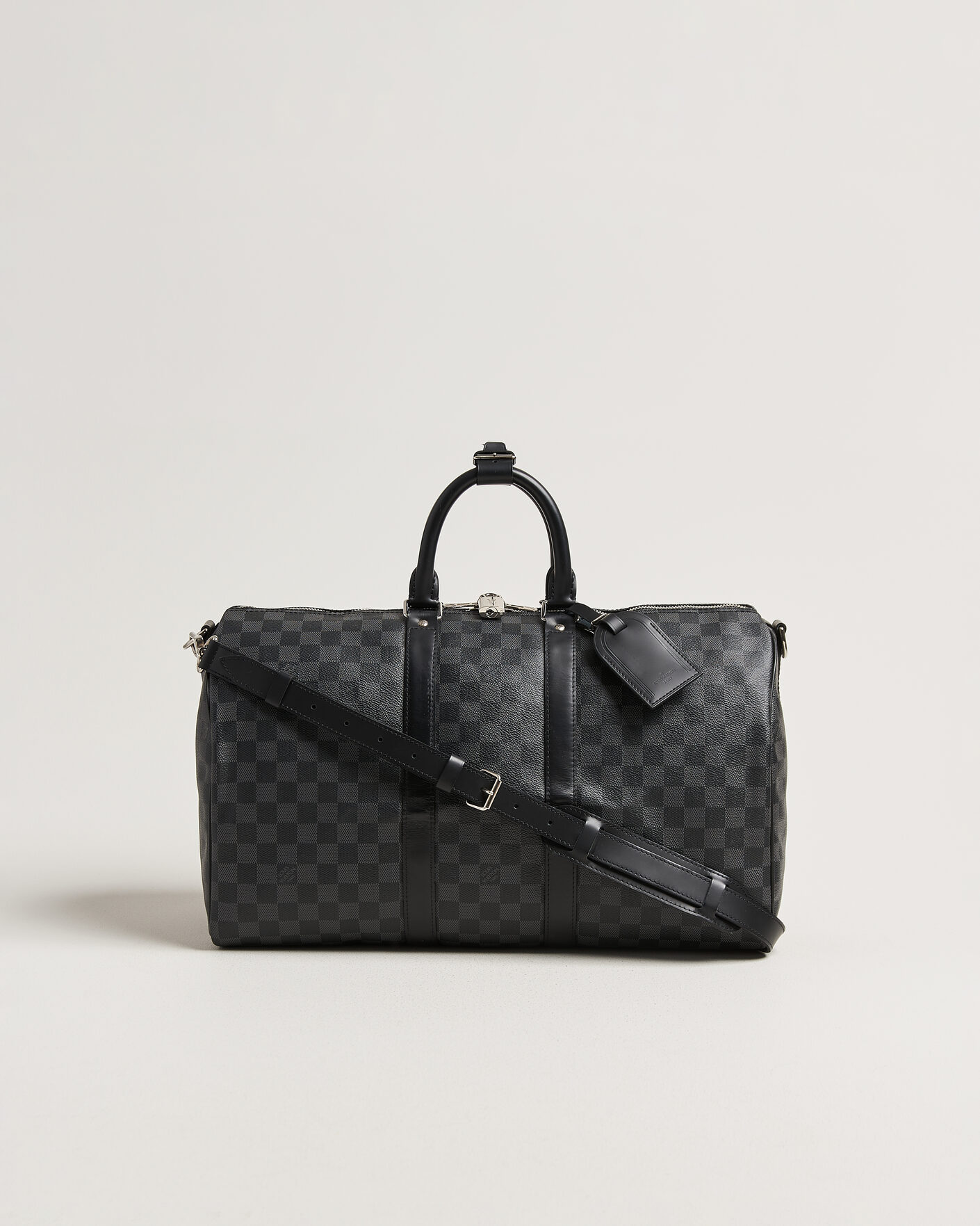 Hombres | Pre-Owned & Vintage Bags | Louis Vuitton Pre-Owned | Keepall 45 Bandouliére Damier graphite