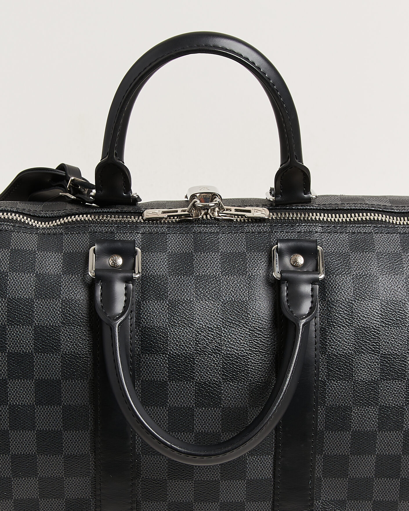 Hombres | Pre-Owned & Vintage Bags | Louis Vuitton Pre-Owned | Keepall 45 Bandouliére Damier graphite