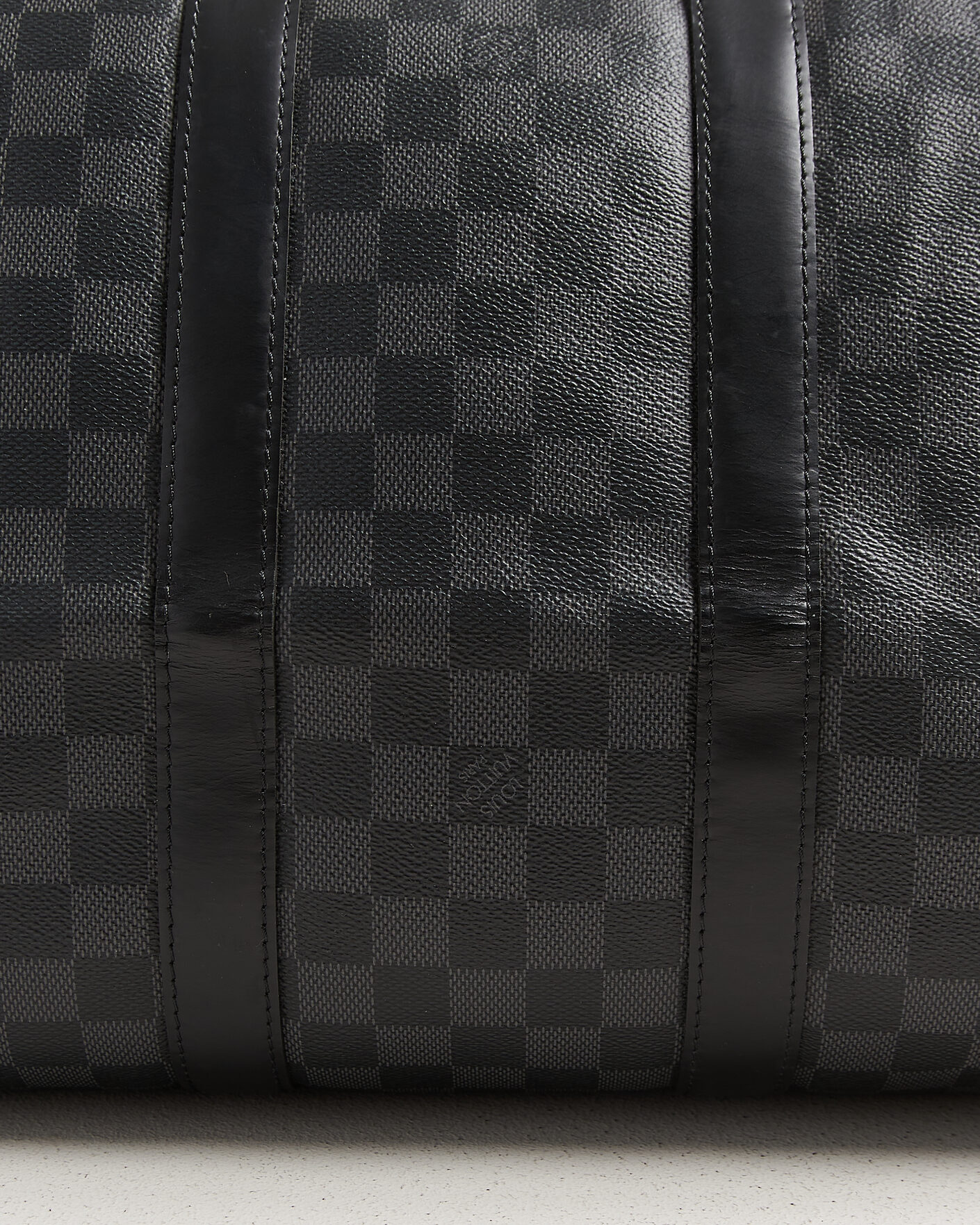 Hombres | Pre-Owned & Vintage Bags | Louis Vuitton Pre-Owned | Keepall 45 Bandouliére Damier graphite