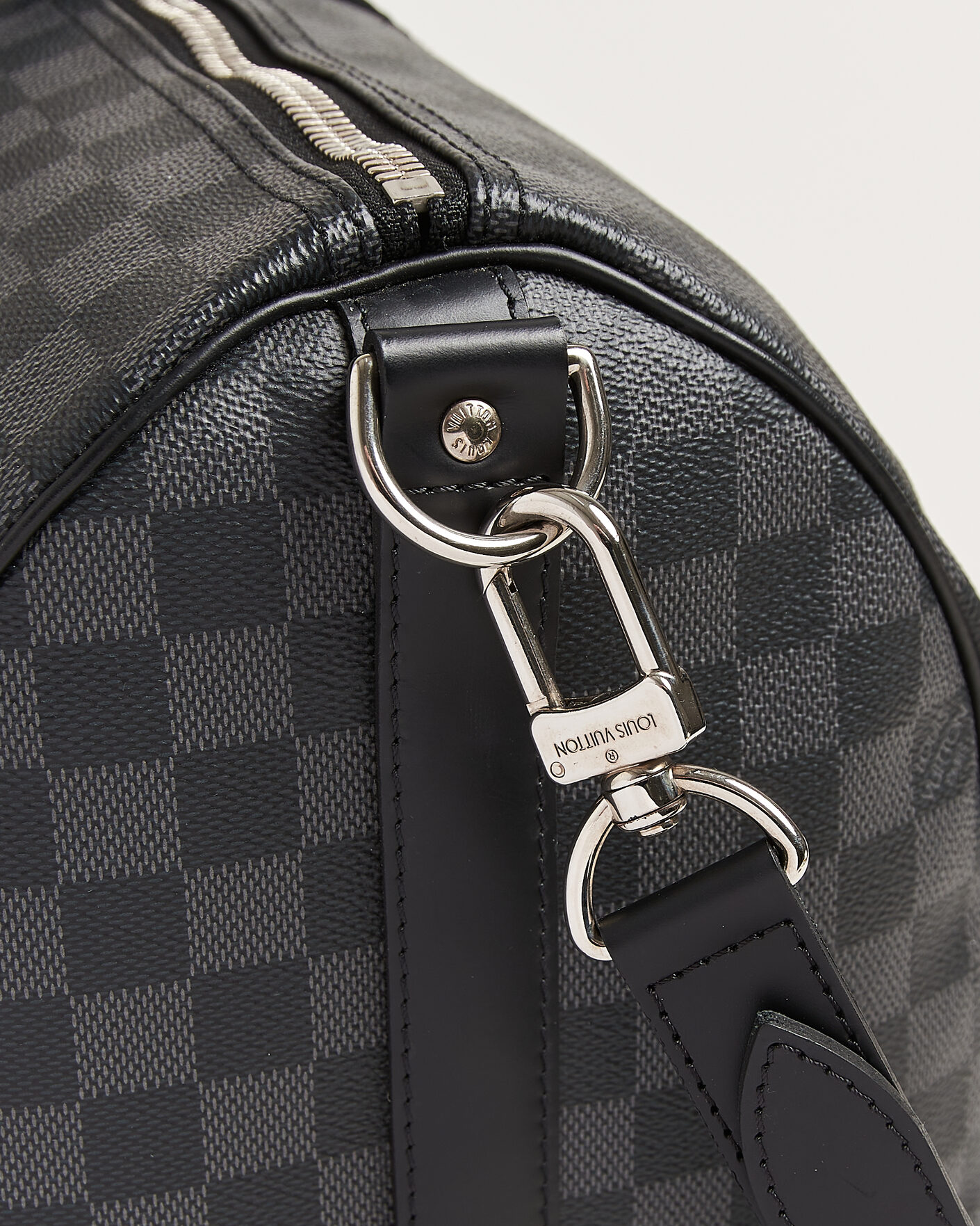Hombres | Pre-Owned & Vintage Bags | Louis Vuitton Pre-Owned | Keepall 45 Bandouliére Damier graphite