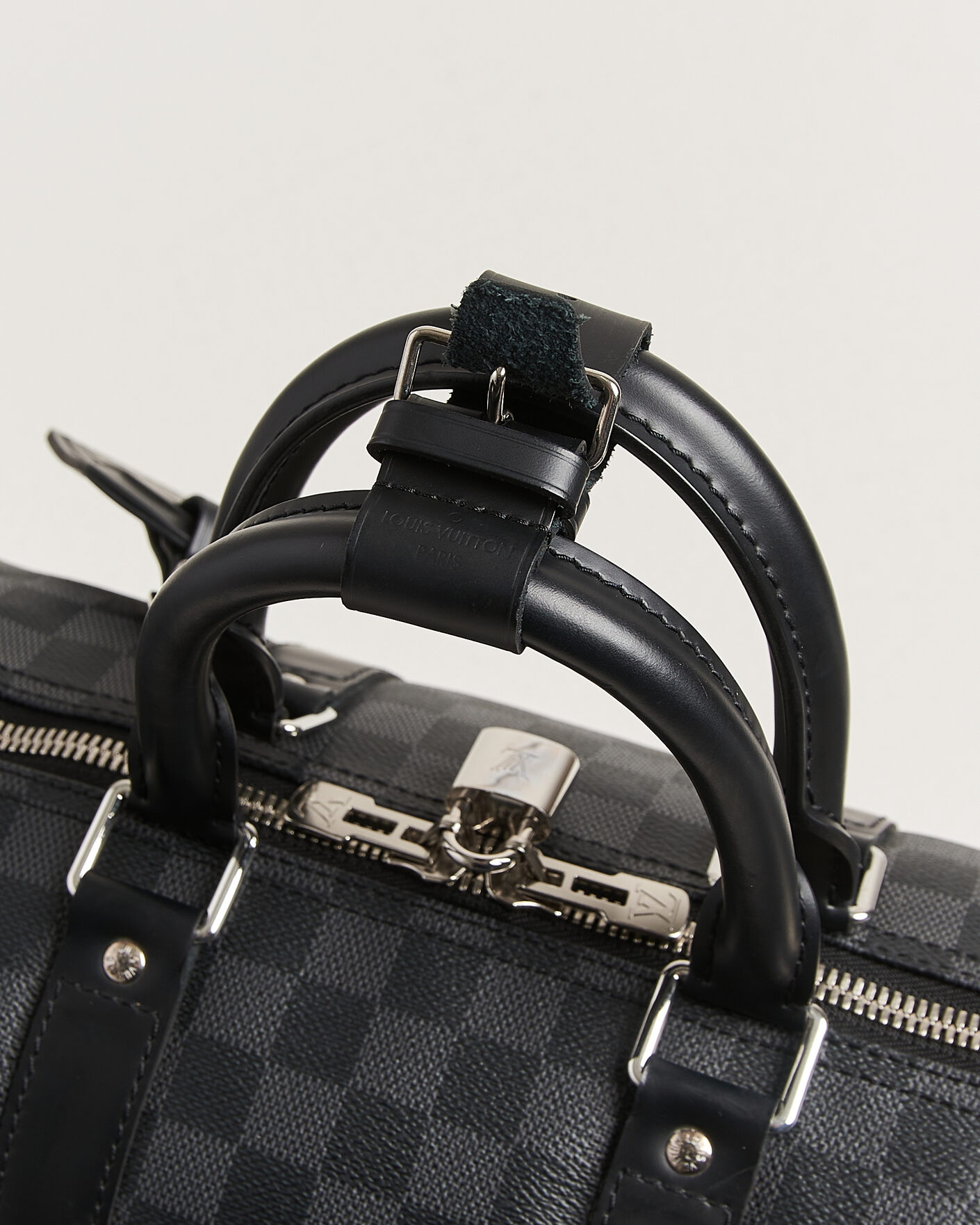 Hombres | Pre-Owned & Vintage Bags | Louis Vuitton Pre-Owned | Keepall 45 Bandouliére Damier graphite