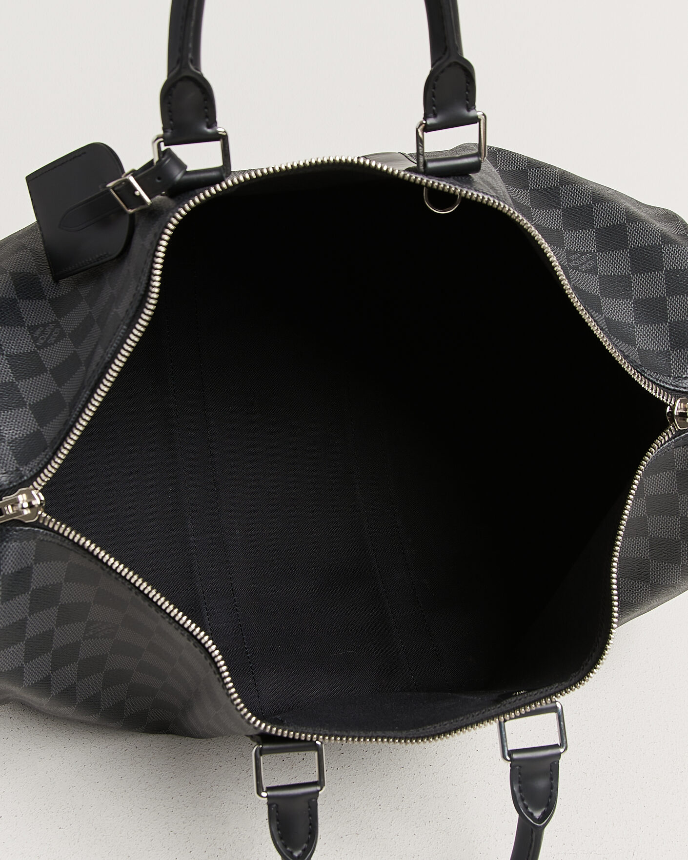 Hombres | Pre-Owned & Vintage Bags | Louis Vuitton Pre-Owned | Keepall 45 Bandouliére Damier graphite