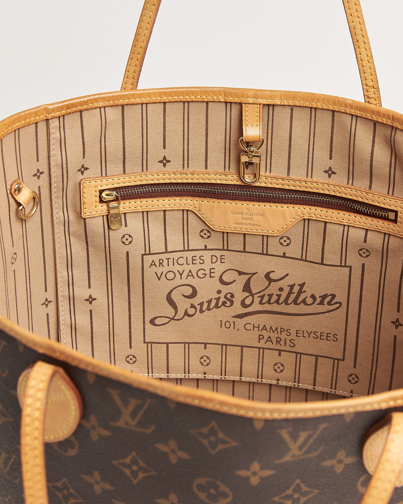 Hombres | Pre-Owned & Vintage Bags | Louis Vuitton Pre-Owned | Neverfull MM Monogram