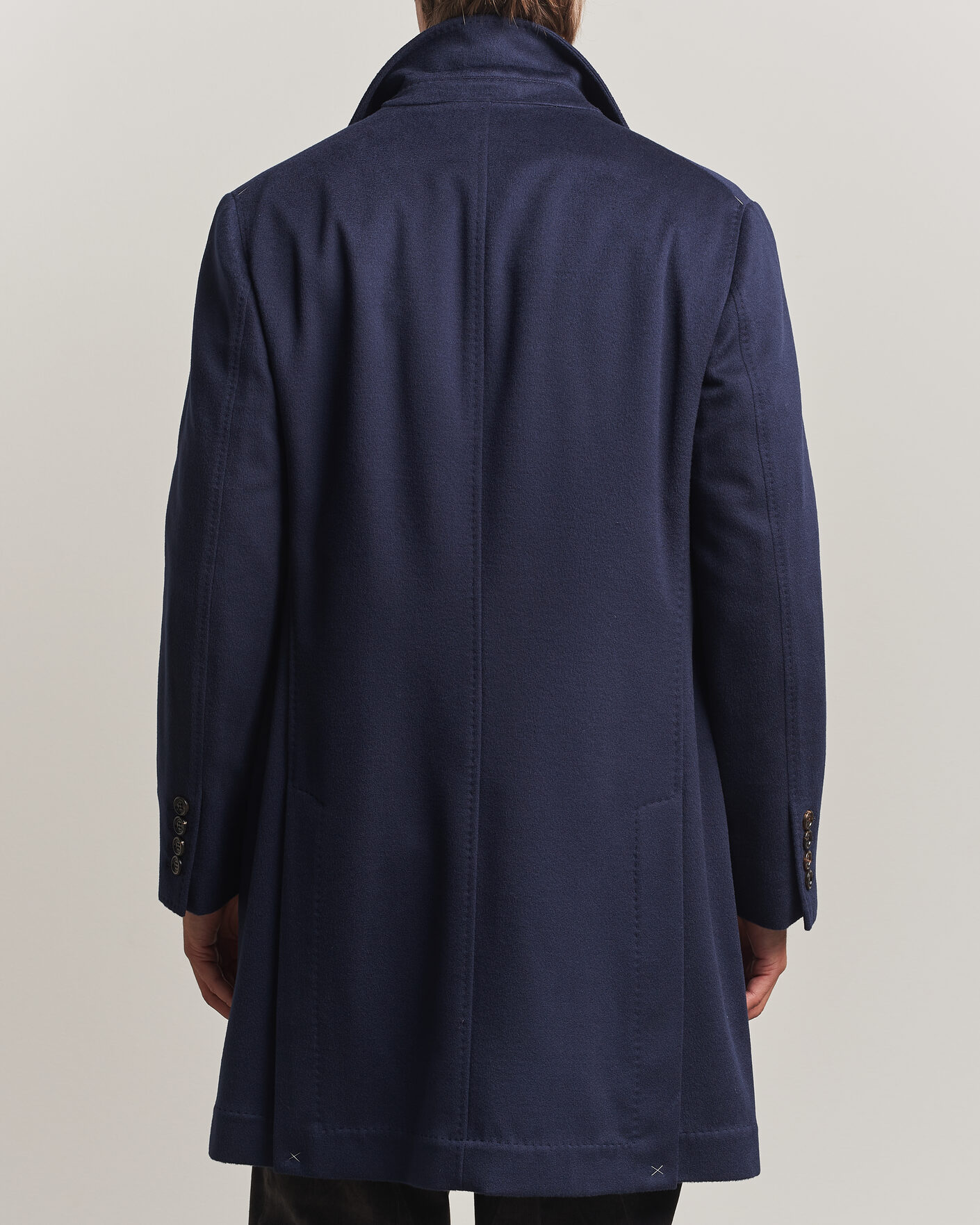 Hombres | Abrigos y chaquetas | Brunello Cucinelli | Soft Wool Coat Navy