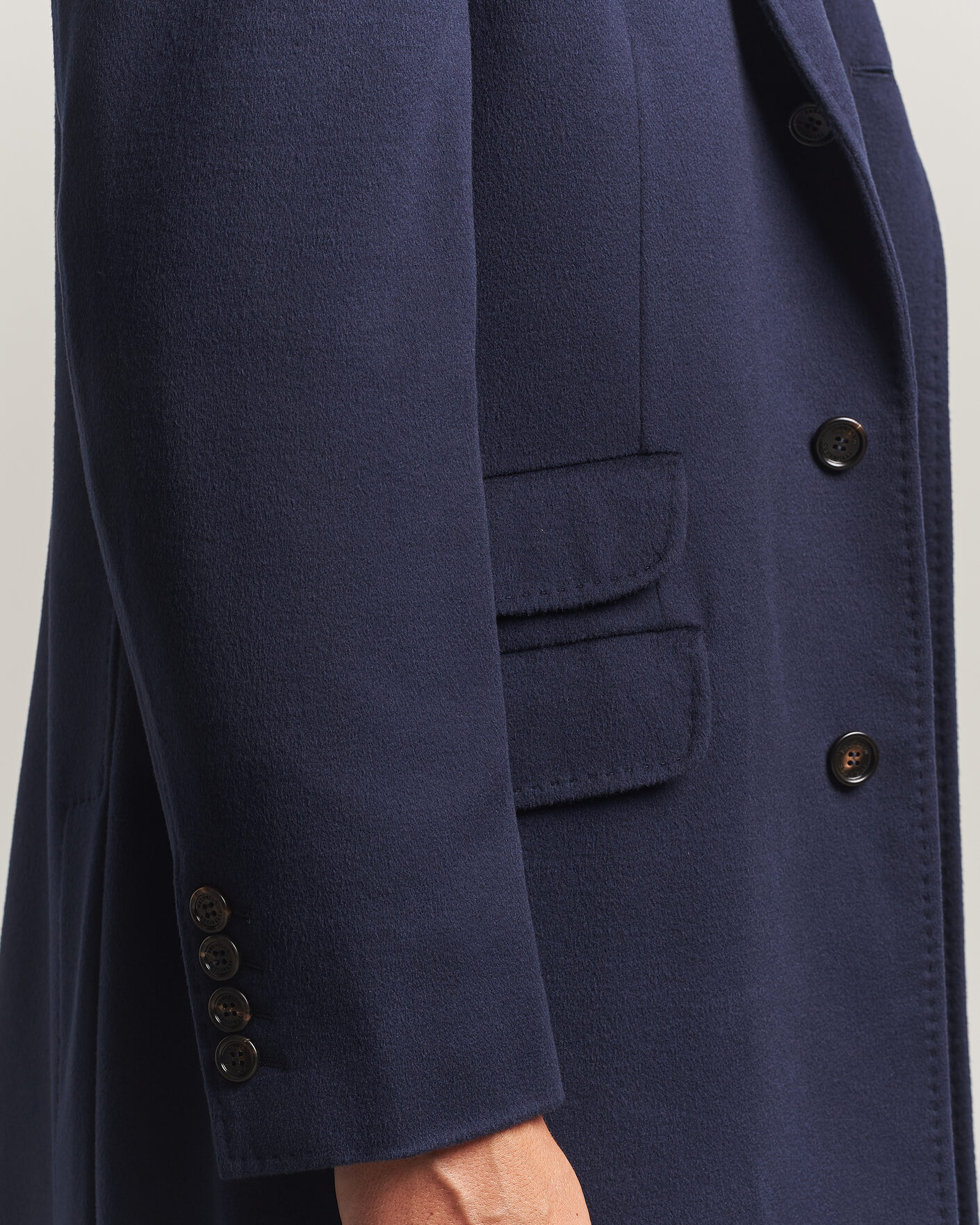 Hombres | Abrigos y chaquetas | Brunello Cucinelli | Soft Wool Coat Navy