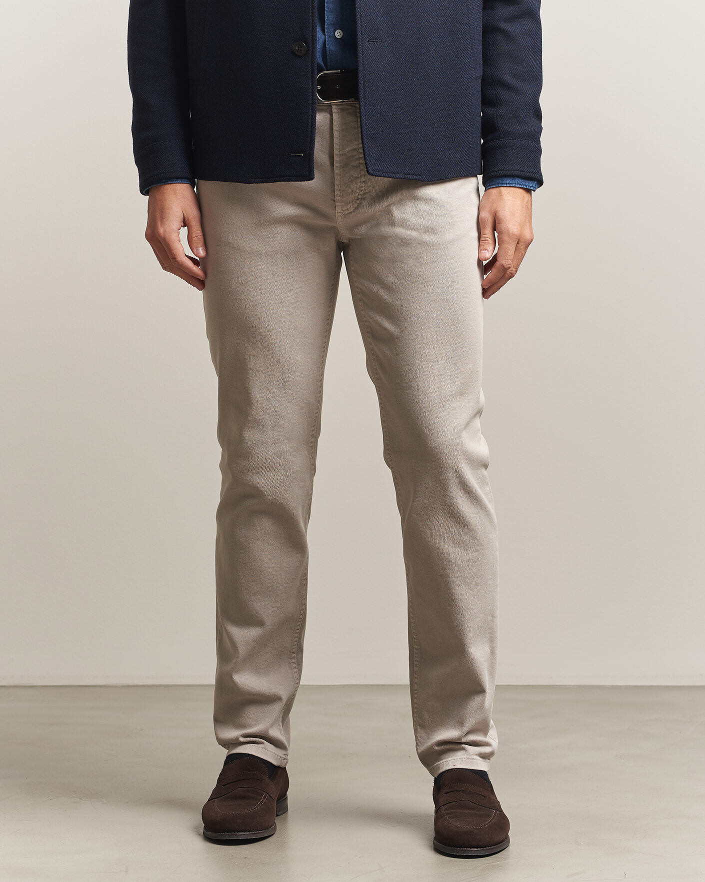 Hombres | Pantalones | Brunello Cucinelli | Slim Fit Bull Denim Pants Beige