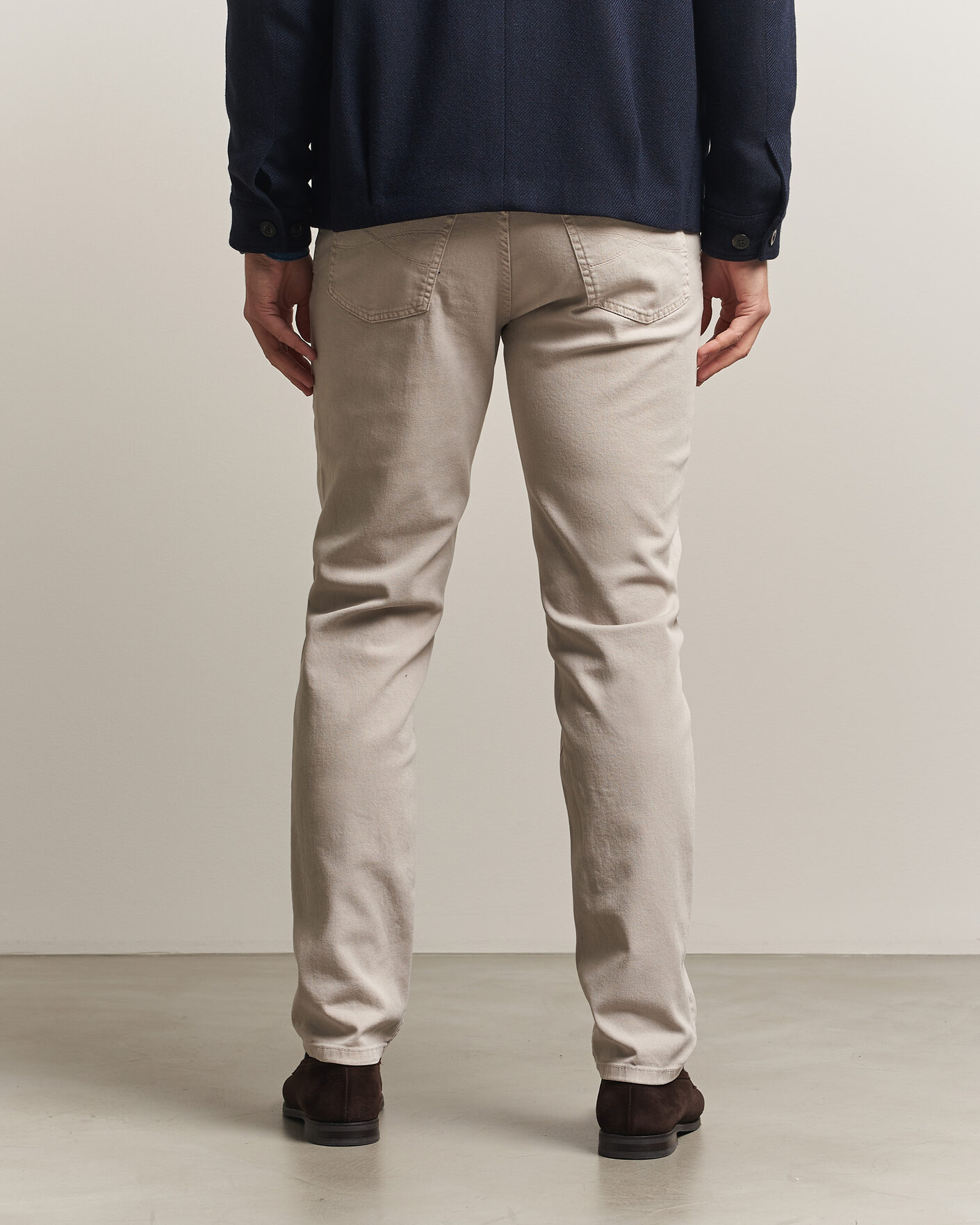 Hombres | Pantalones | Brunello Cucinelli | Slim Fit Bull Denim Pants Beige