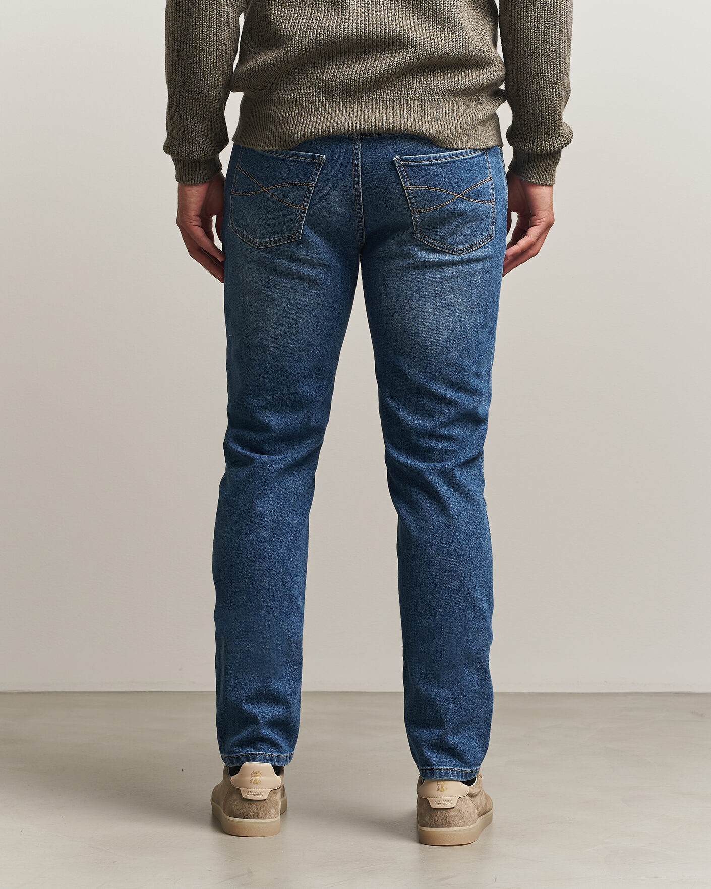 Hombres | Pantalones | Brunello Cucinelli | Traditional Fit Jeans Medium Wash
