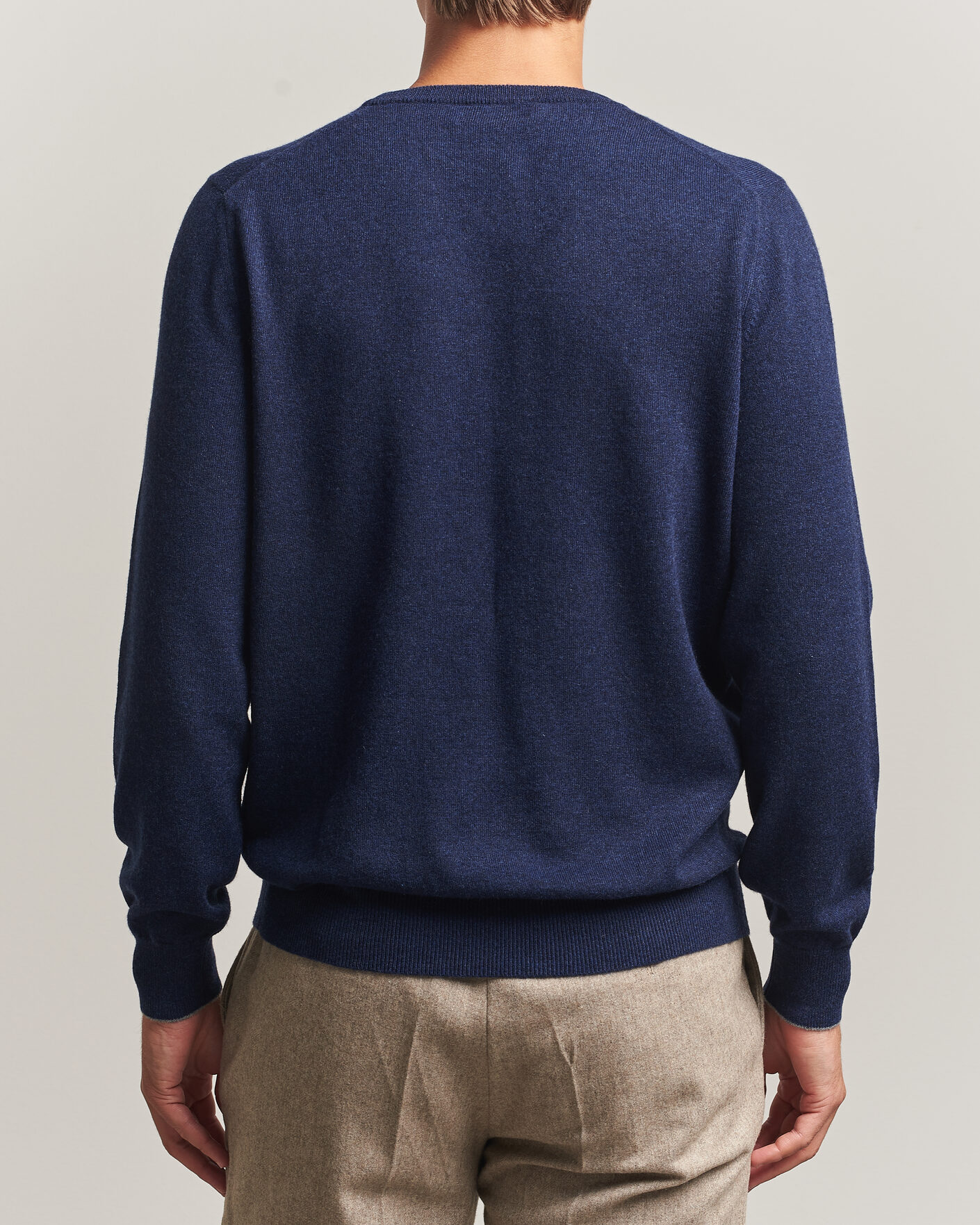 Hombres | Jerséis y prendas de punto | Brunello Cucinelli | 2 Ply Cashmere Pullover Marine
