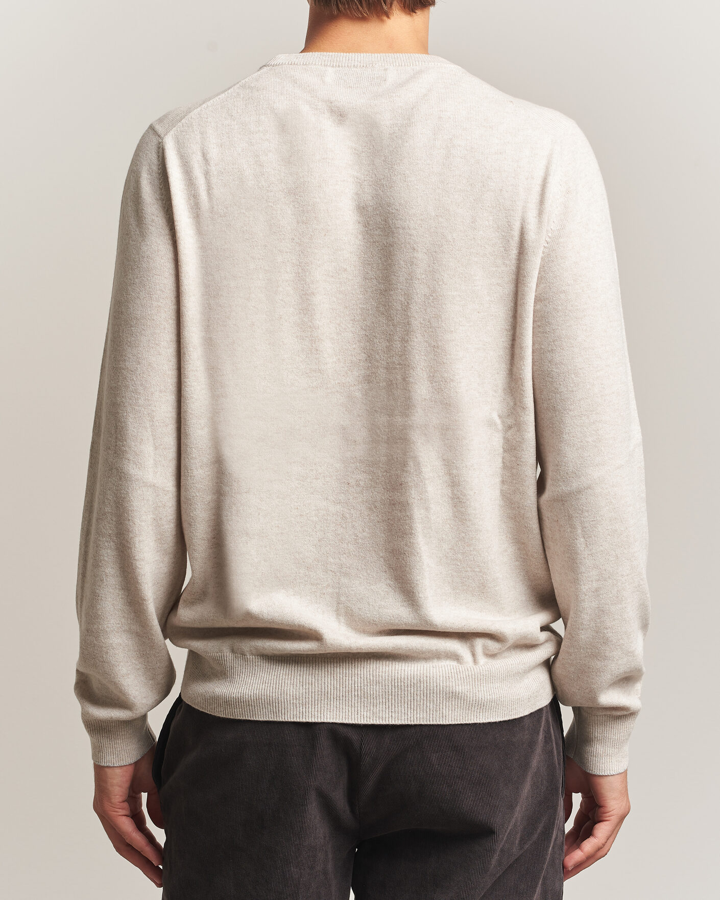 Hombres | Jerséis y prendas de punto | Brunello Cucinelli | 2 Ply Cashmere Pullover Oyster