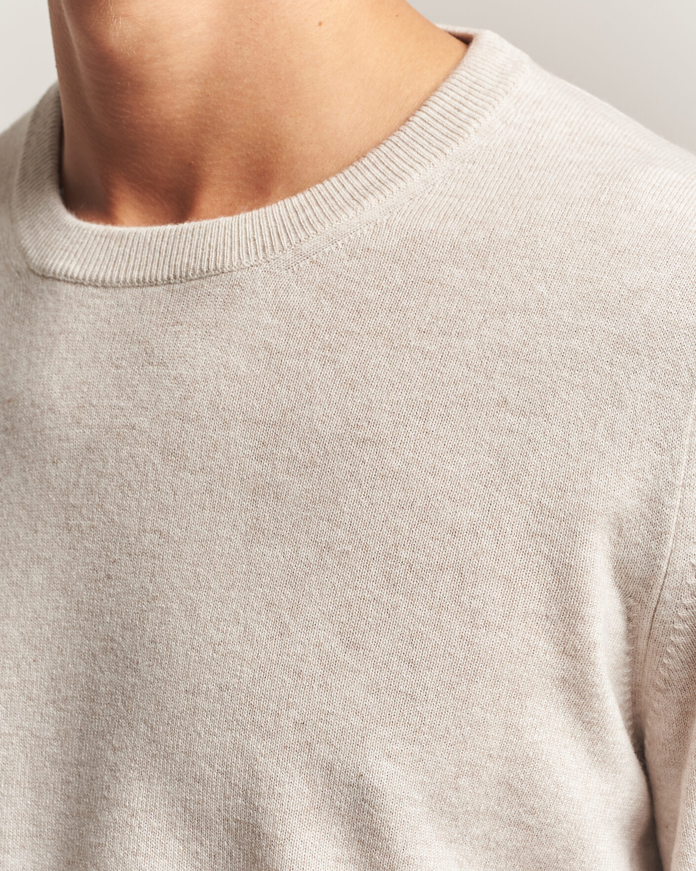 Hombres | Jerséis y prendas de punto | Brunello Cucinelli | 2 Ply Cashmere Pullover Oyster