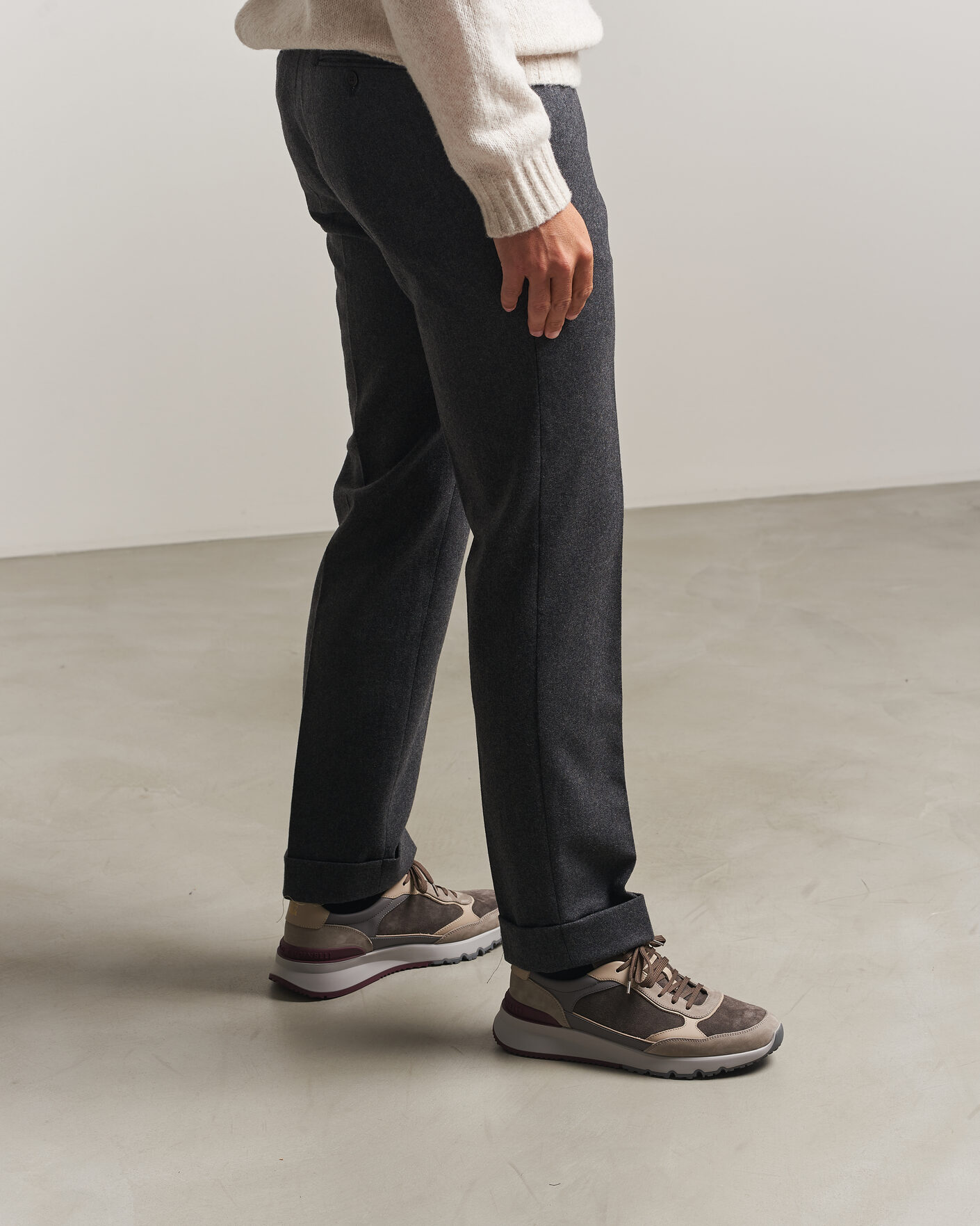 Hombres | Zapatillas | Brunello Cucinelli | Running Sneakers Grey