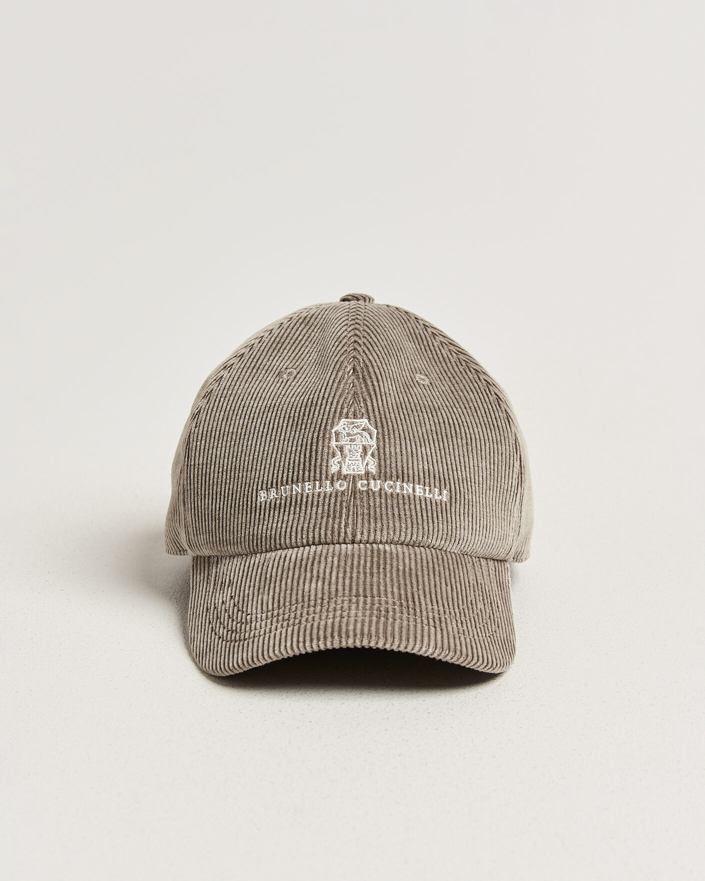 Hombres | Sombreros y gorras | Brunello Cucinelli | Corduroy Baseball Cap Taupe