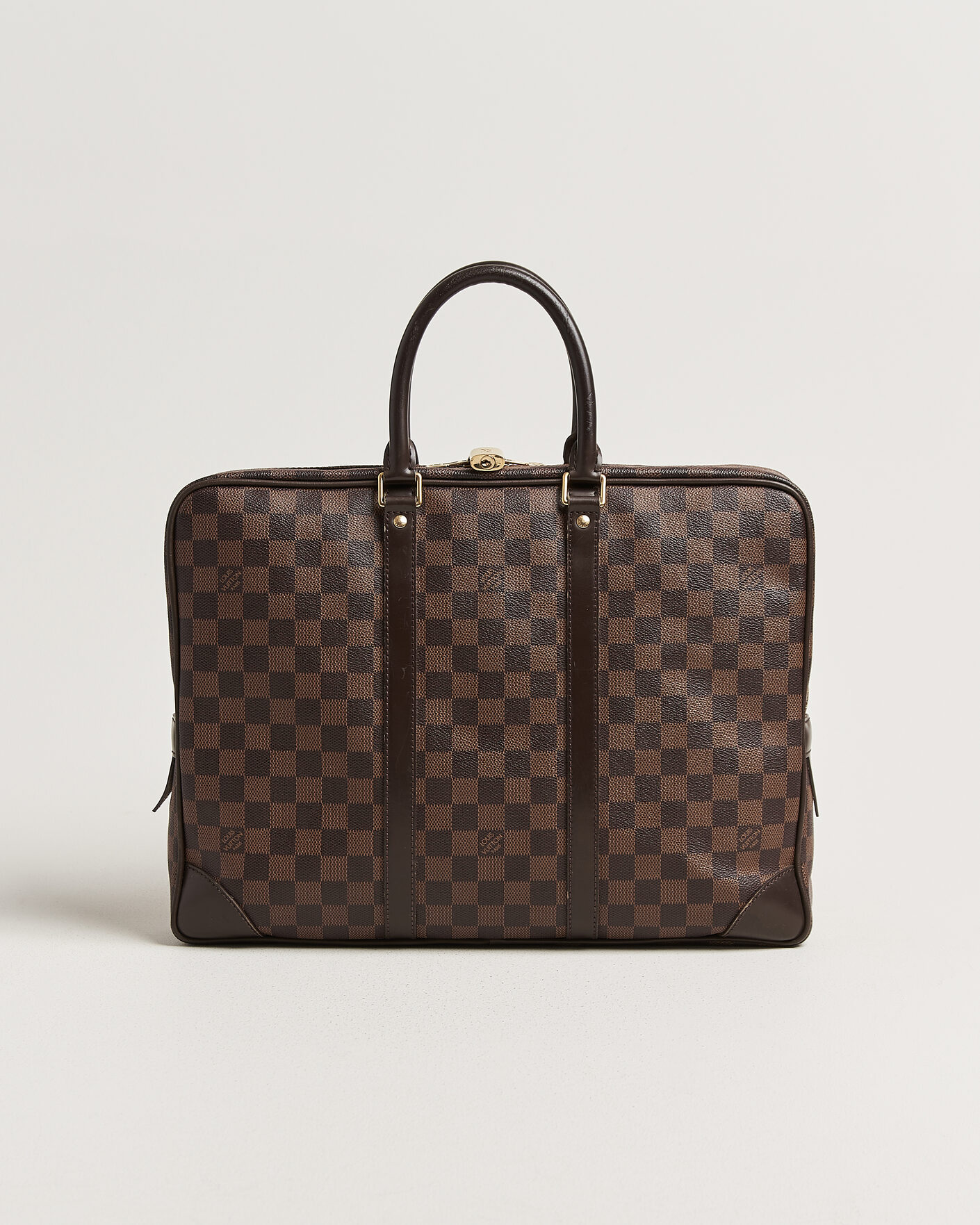 Hombres | Pre-Owned & Vintage Bags | Louis Vuitton Pre-Owned | Porte Documents Voyage Damier Ebene