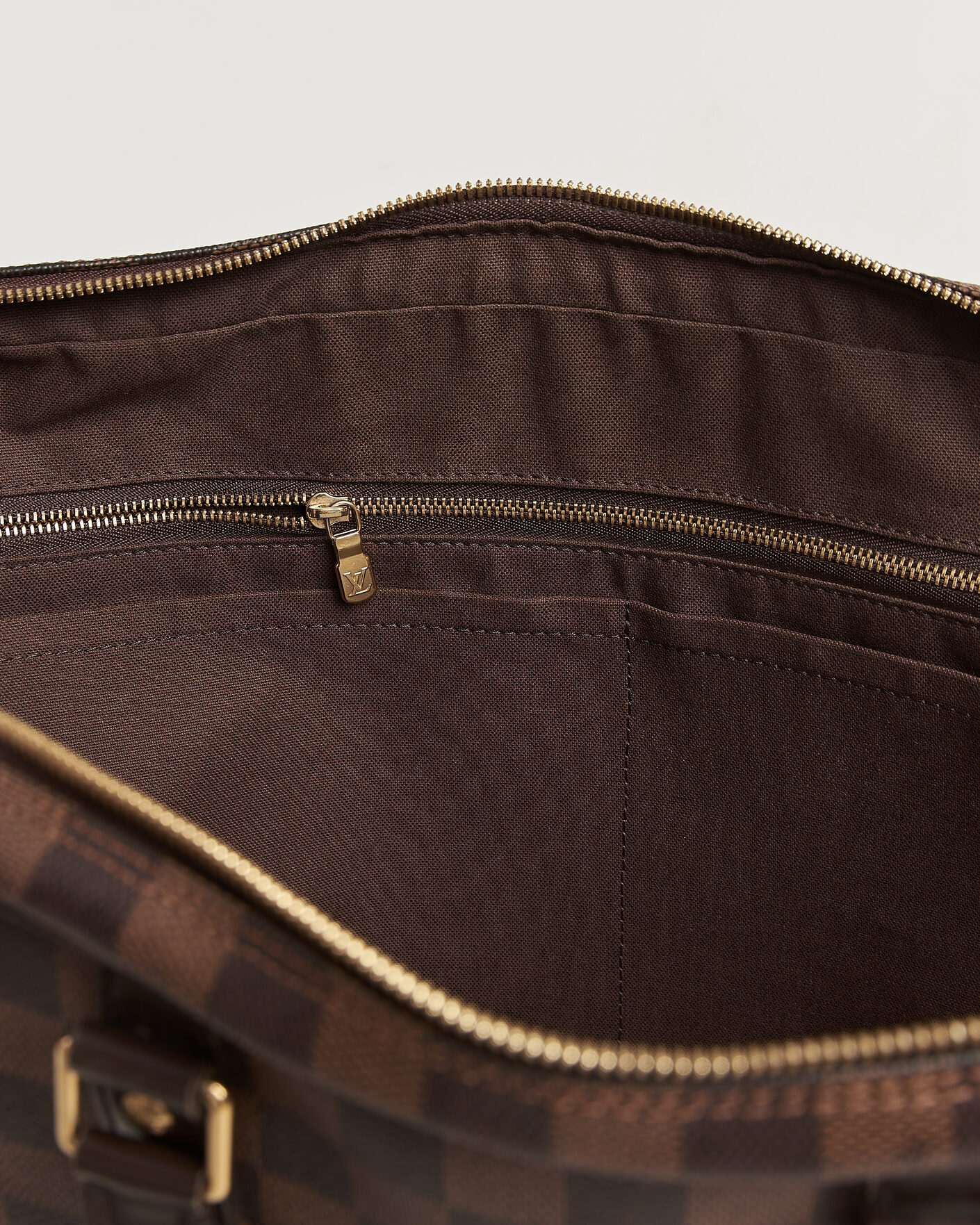 Hombres | Pre-Owned & Vintage Bags | Louis Vuitton Pre-Owned | Porte Documents Voyage Damier Ebene