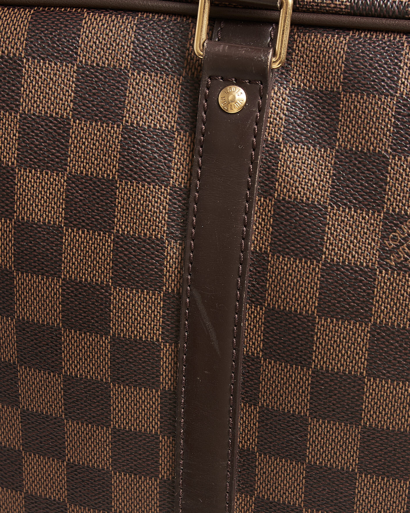 Hombres | Pre-Owned & Vintage Bags | Louis Vuitton Pre-Owned | Porte Documents Voyage Damier Ebene