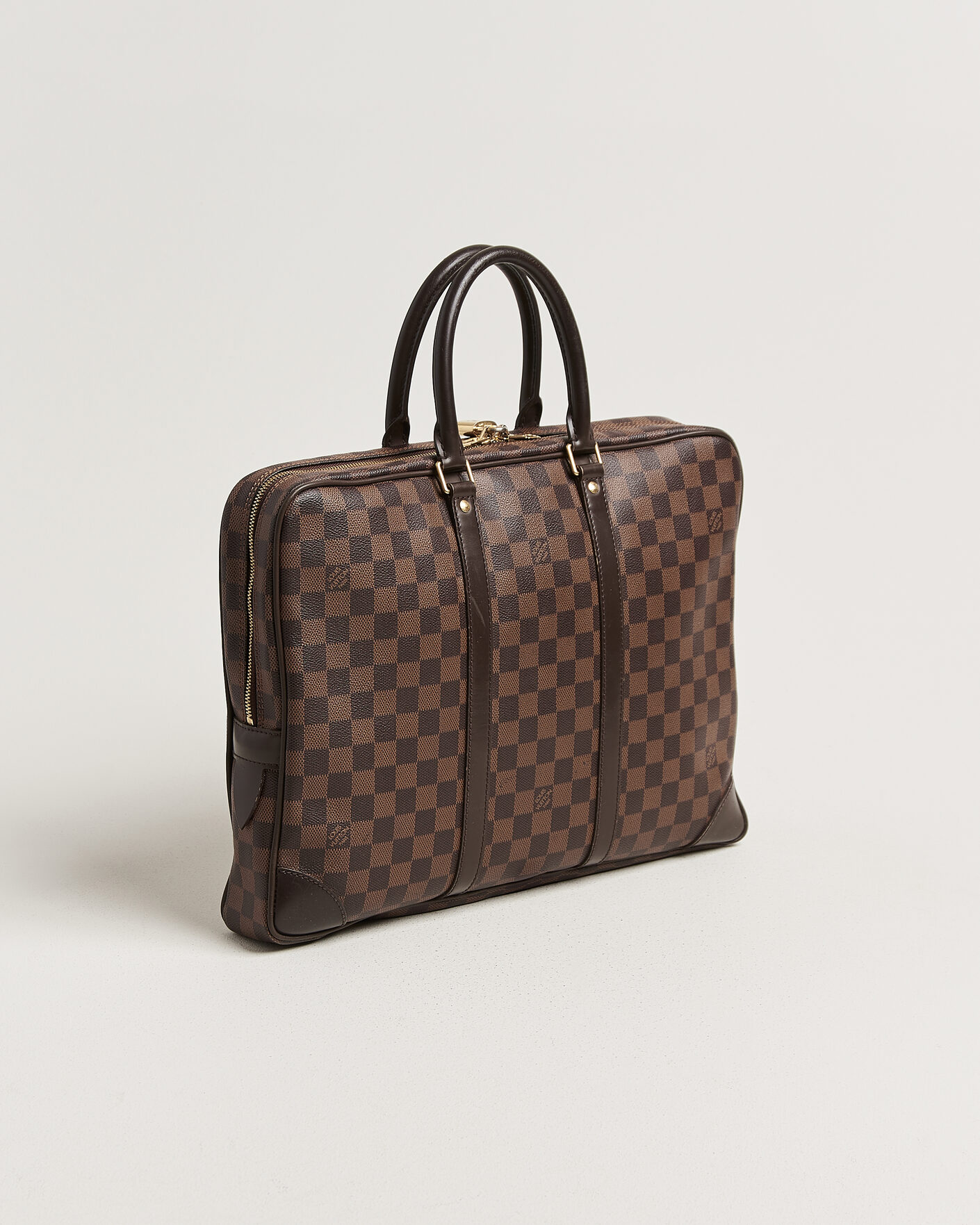 Hombres | Pre-Owned & Vintage Bags | Louis Vuitton Pre-Owned | Porte Documents Voyage Damier Ebene