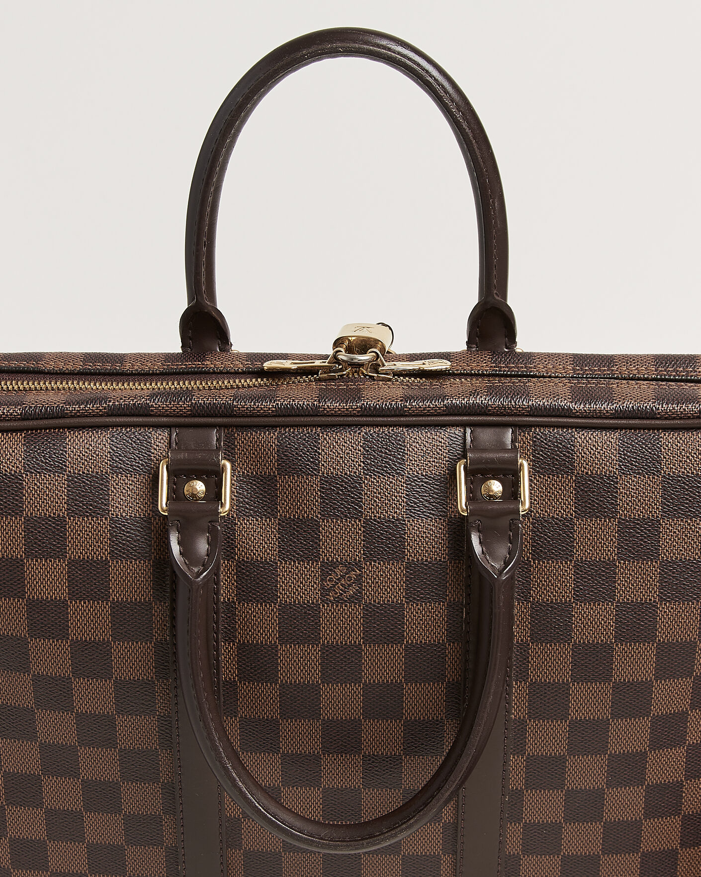 Hombres | Pre-Owned & Vintage Bags | Louis Vuitton Pre-Owned | Porte Documents Voyage Damier Ebene