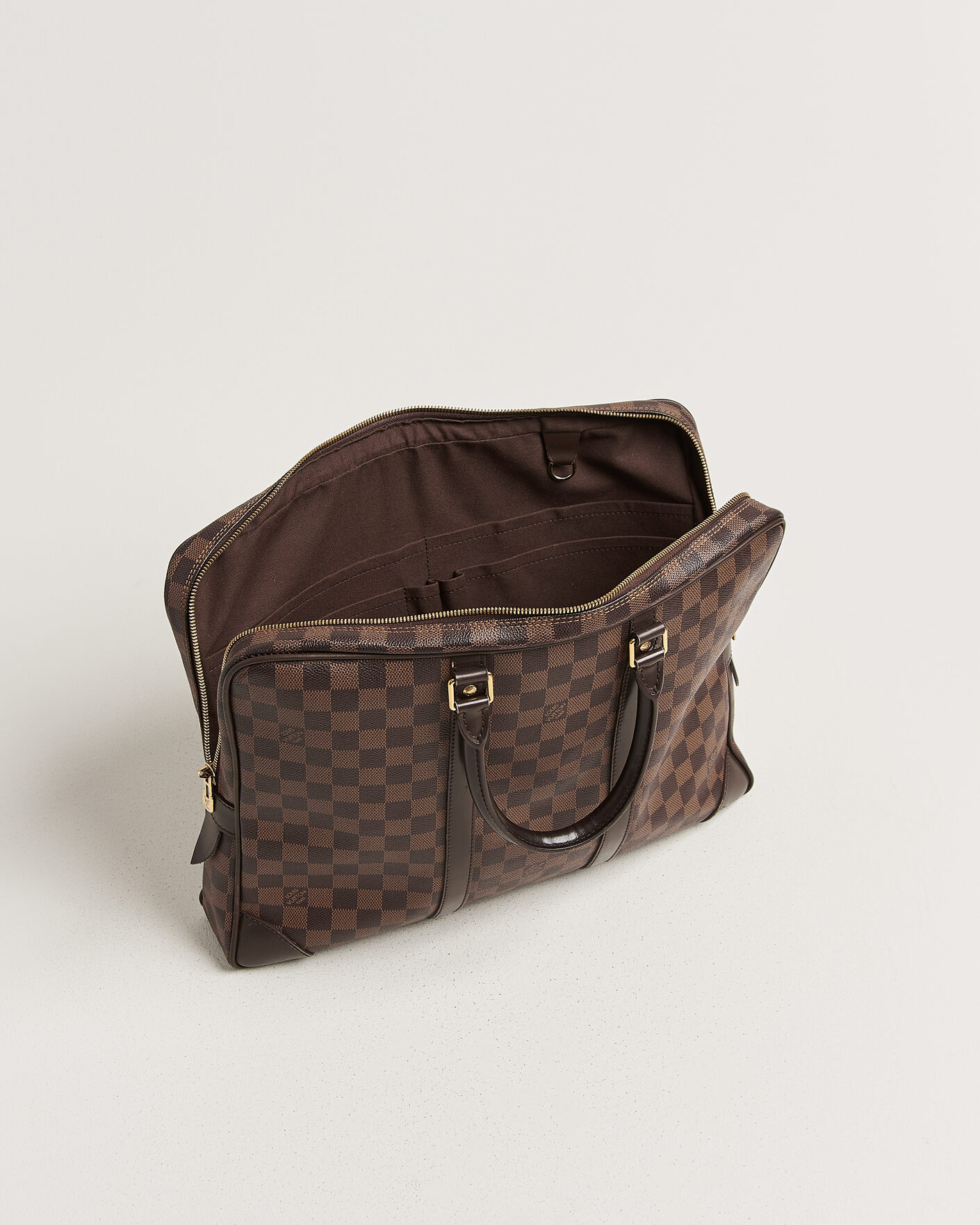 Hombres | Pre-Owned & Vintage Bags | Louis Vuitton Pre-Owned | Porte Documents Voyage Damier Ebene