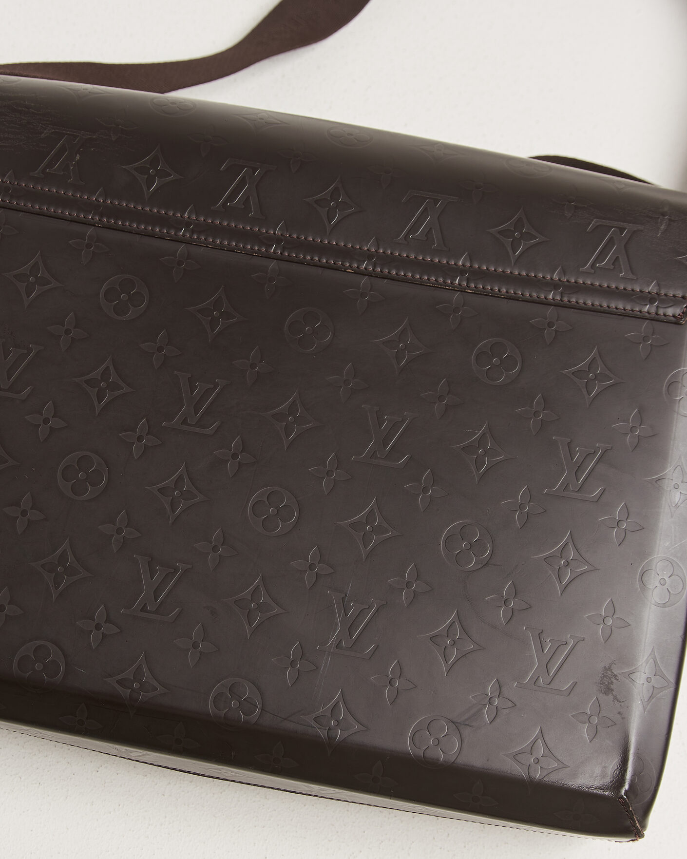 Hombres | Pre-Owned & Vintage Bags | Louis Vuitton Pre-Owned | Messenger Bag Monogram Glace Bobby Brown