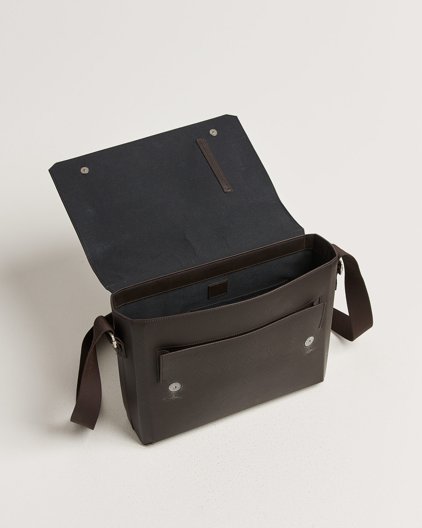 Hombres | Pre-Owned & Vintage Bags | Louis Vuitton Pre-Owned | Messenger Bag Monogram Glace Bobby Brown