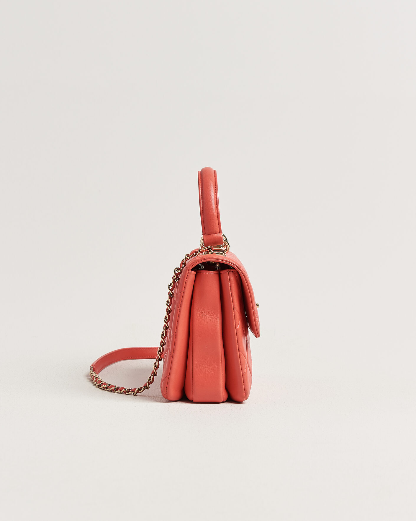 Hombres | Pre-Owned & Vintage Bags | Chanel Pre-Owned | Trendy CC Top Handle Bag Coral