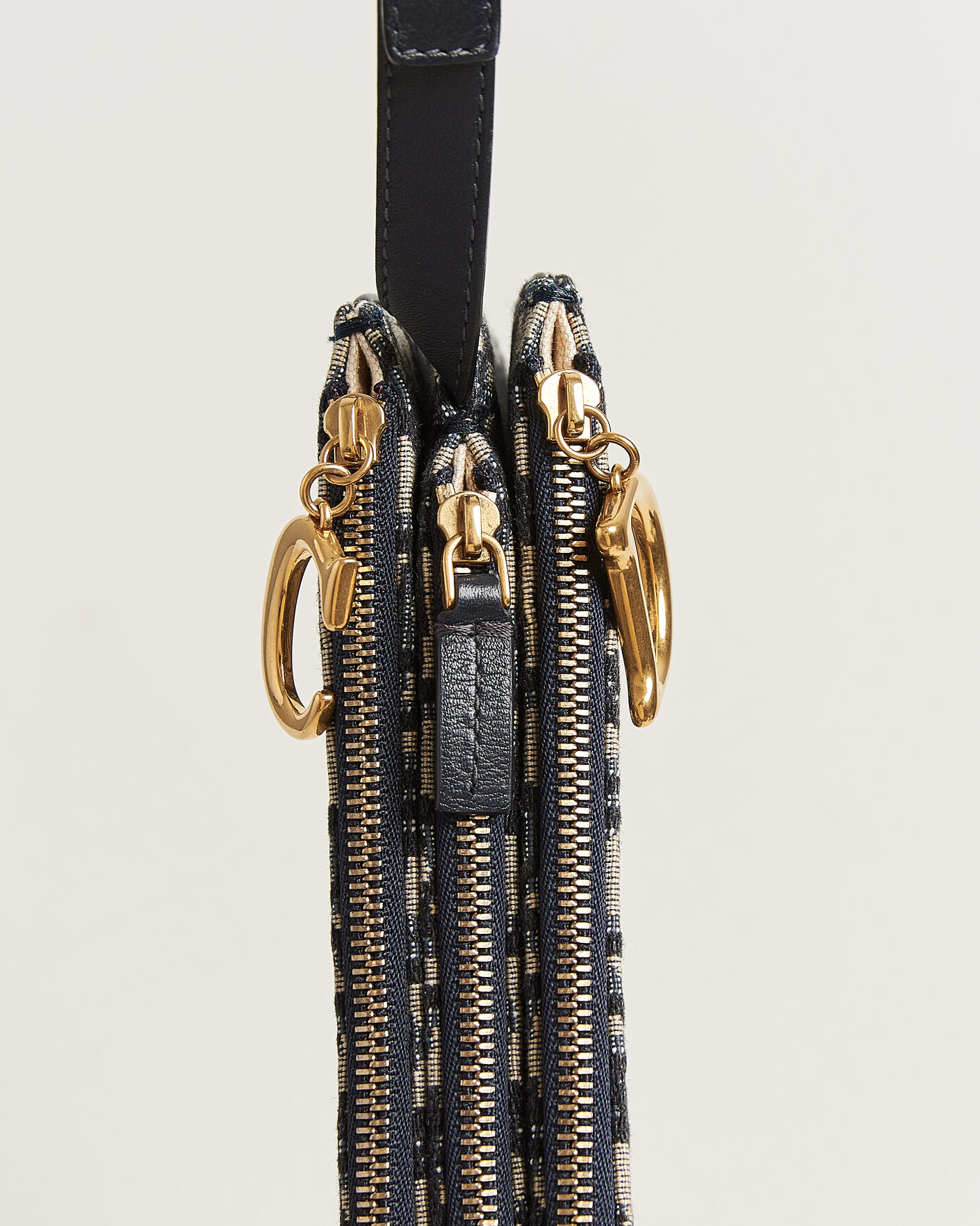 Hombres | Pre-Owned & Vintage Bags | Dior Pre-Owned | Saddle Oblique Rodeo Trio Pouch Blue