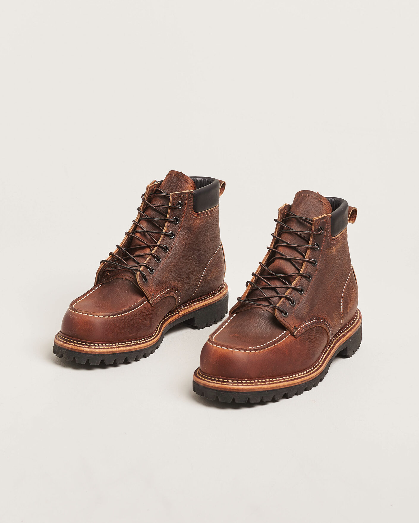 Hombres | Botas | Red Wing Shoes | Norway Moc Toe Boot Copper Rough/Though Leather