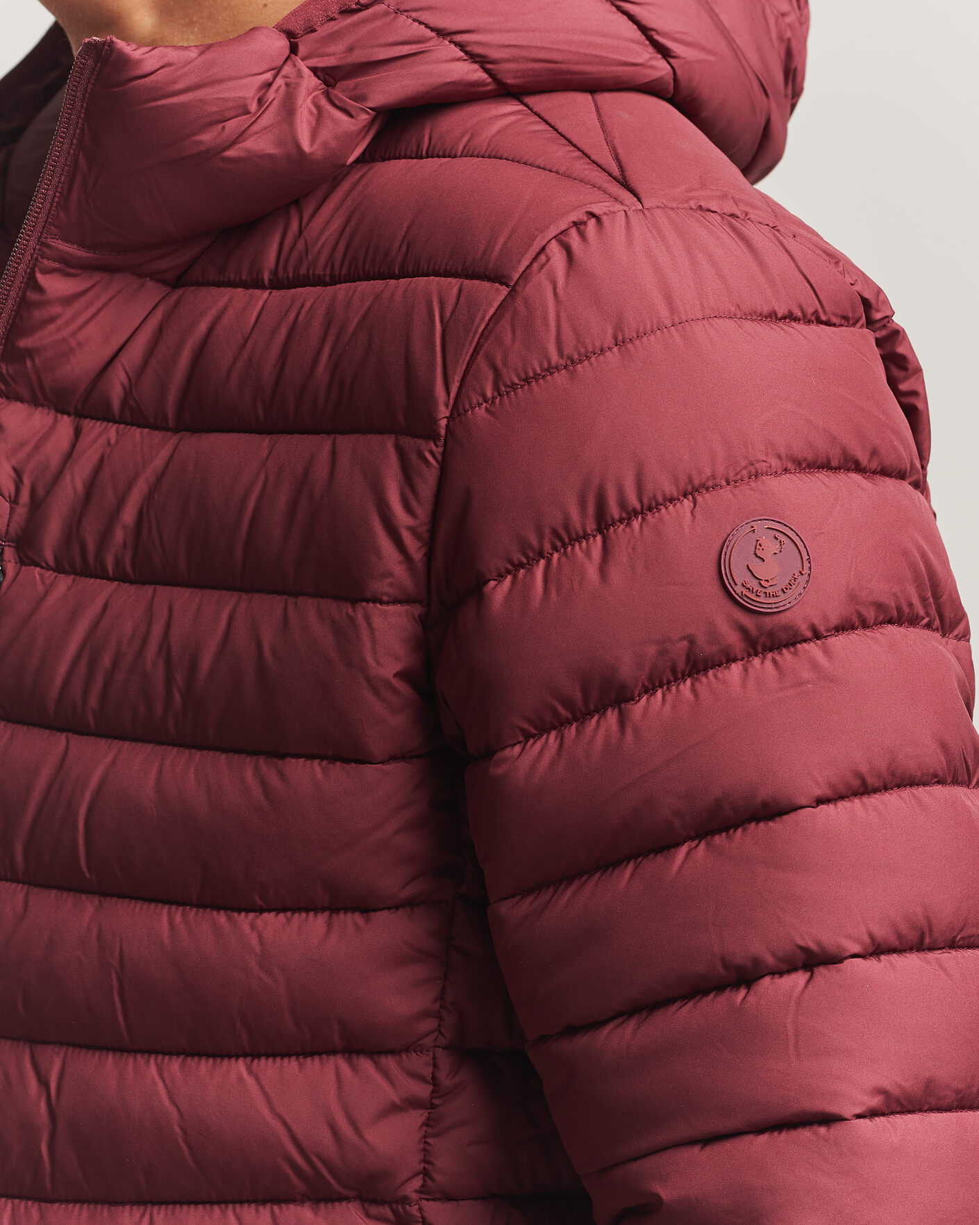 Hombres | Abrigos y chaquetas | Save The Duck | Juncus Matt Lightweight Hood Jacket Wine Red