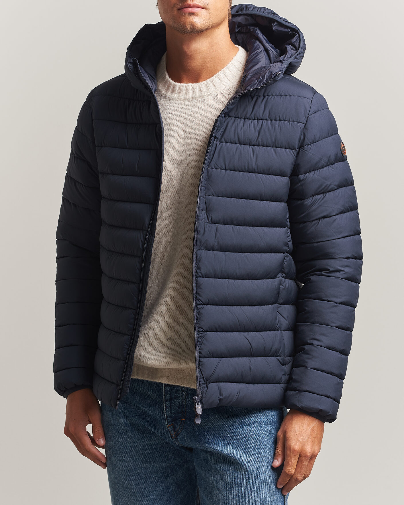 Hombres | Abrigos y chaquetas | Save The Duck | Juncus Matt Lightweight Hood Jacket Blue Black