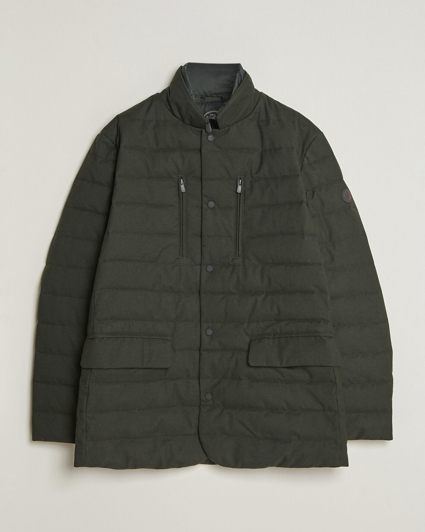 Hombres | Abrigos y chaquetas | Save The Duck | Felipe Padded Flannel Jacket Green Black