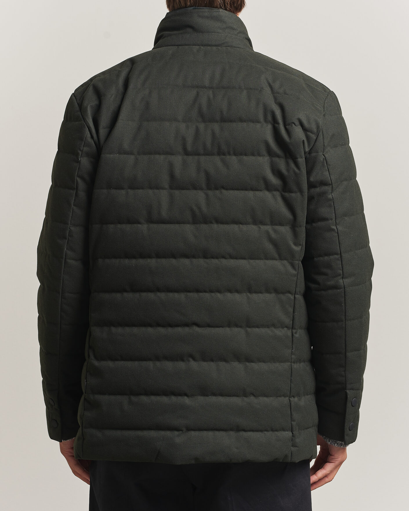 Hombres | Abrigos y chaquetas | Save The Duck | Felipe Padded Flannel Jacket Green Black