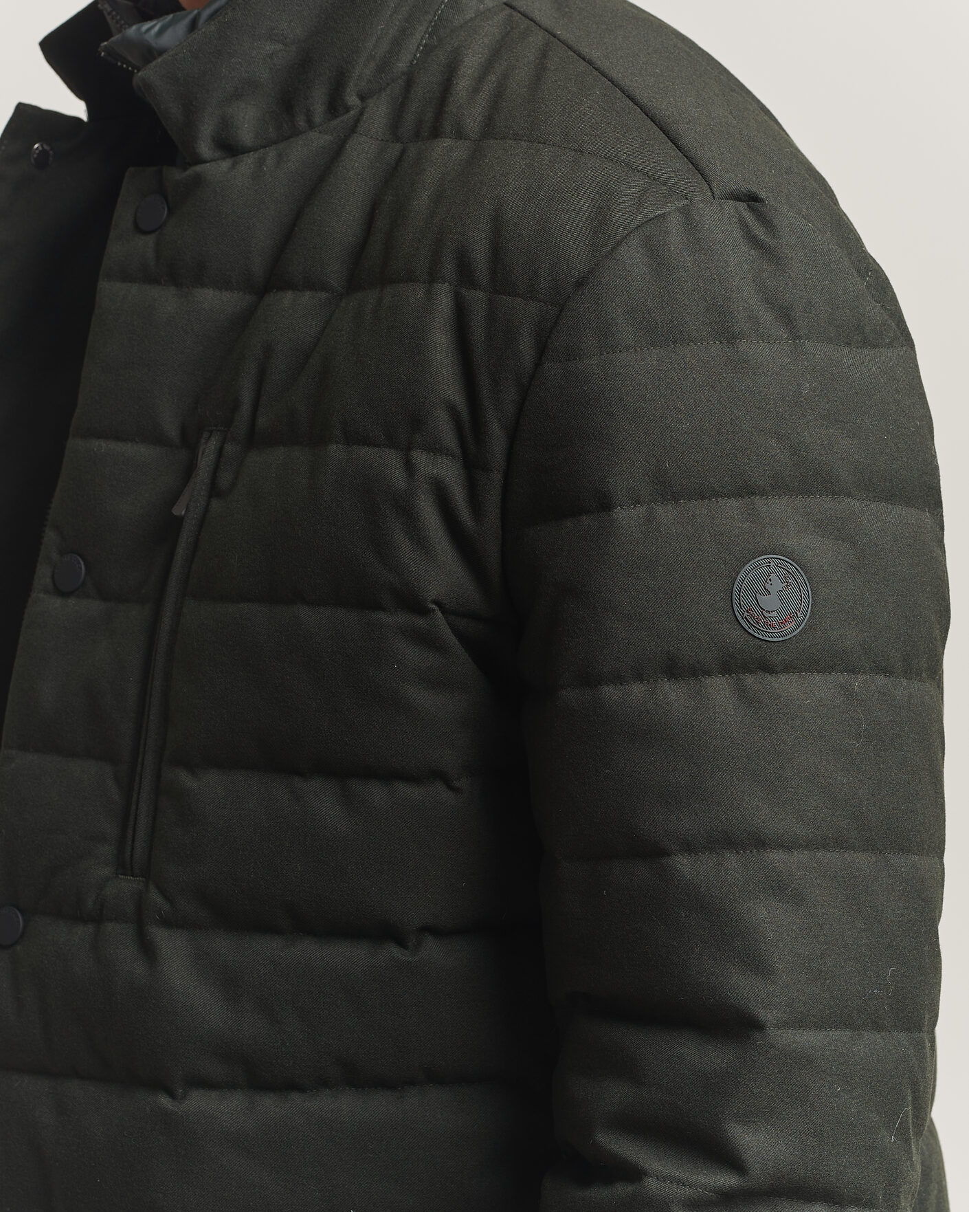 Hombres | Abrigos y chaquetas | Save The Duck | Felipe Padded Flannel Jacket Green Black